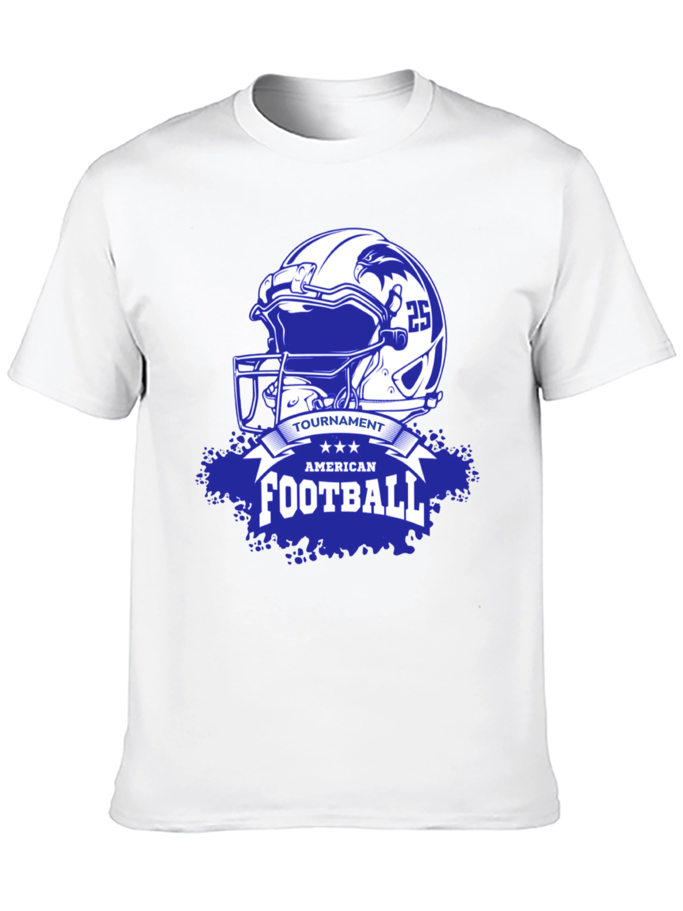 American Football Tournament Black T-Shirt