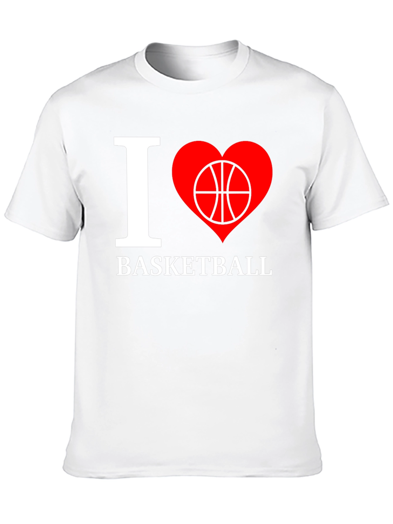 I Love Basketball Graphic T-Shirt