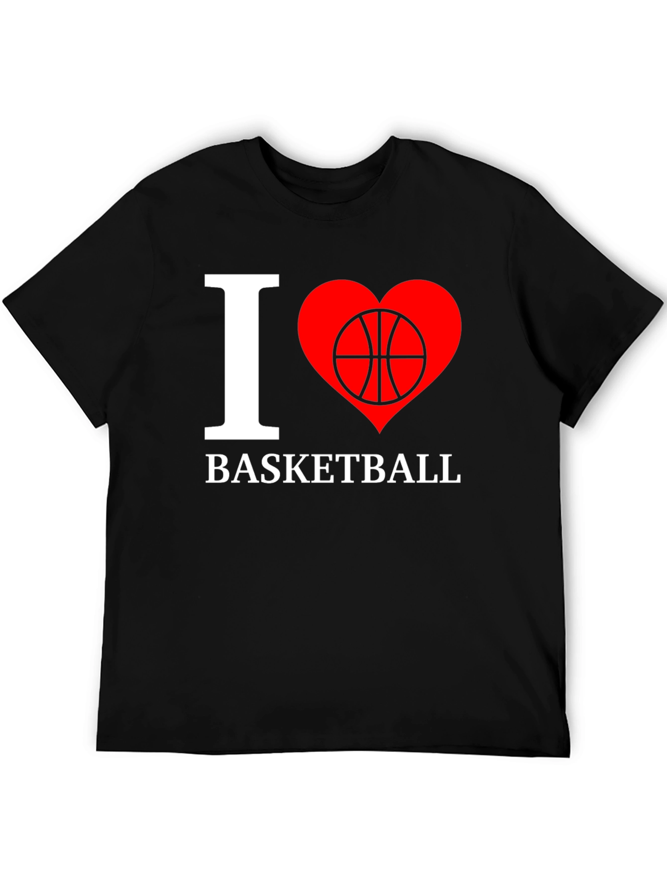 I Love Basketball Graphic T-Shirt