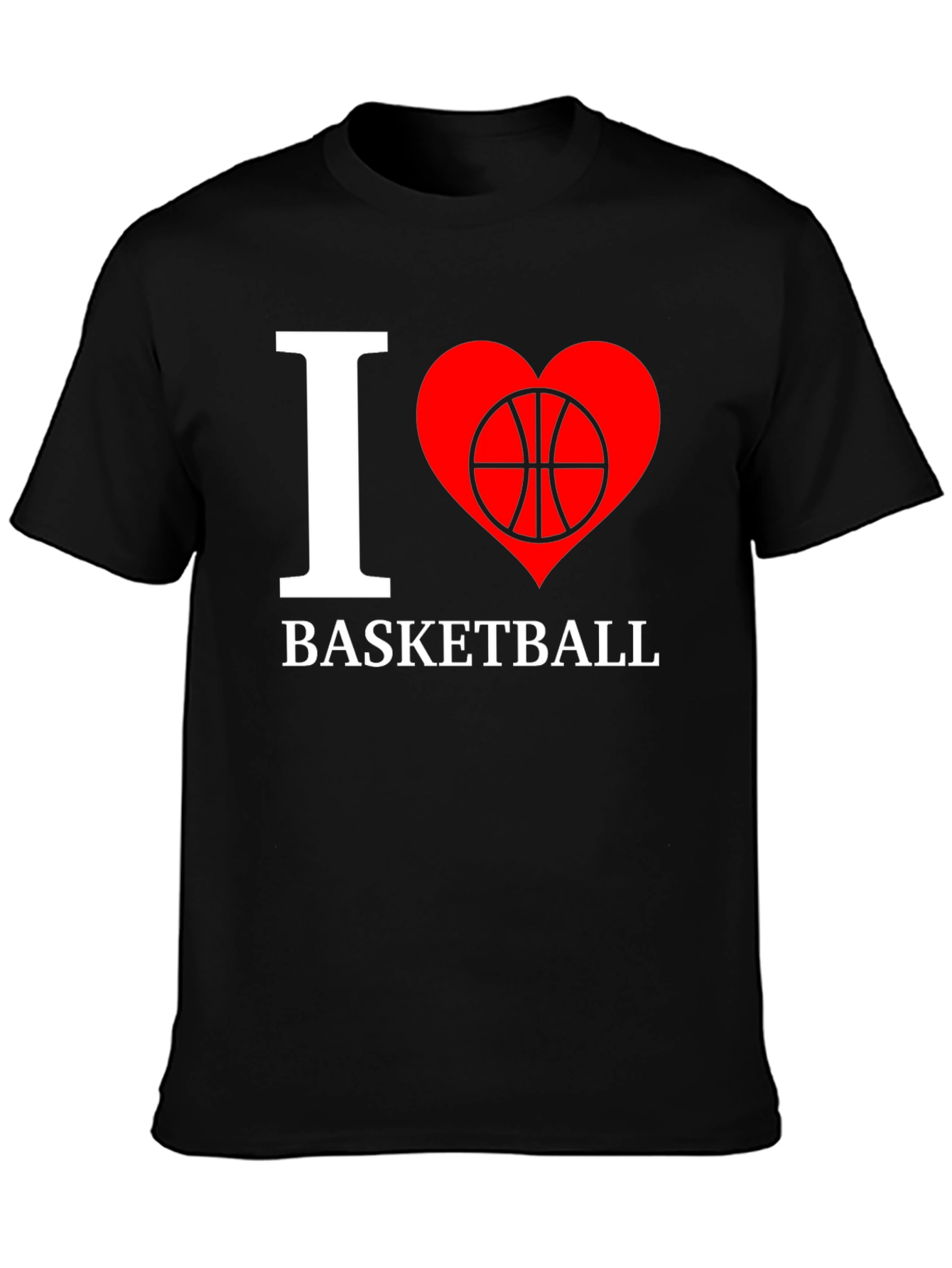 I Love Basketball Graphic T-Shirt