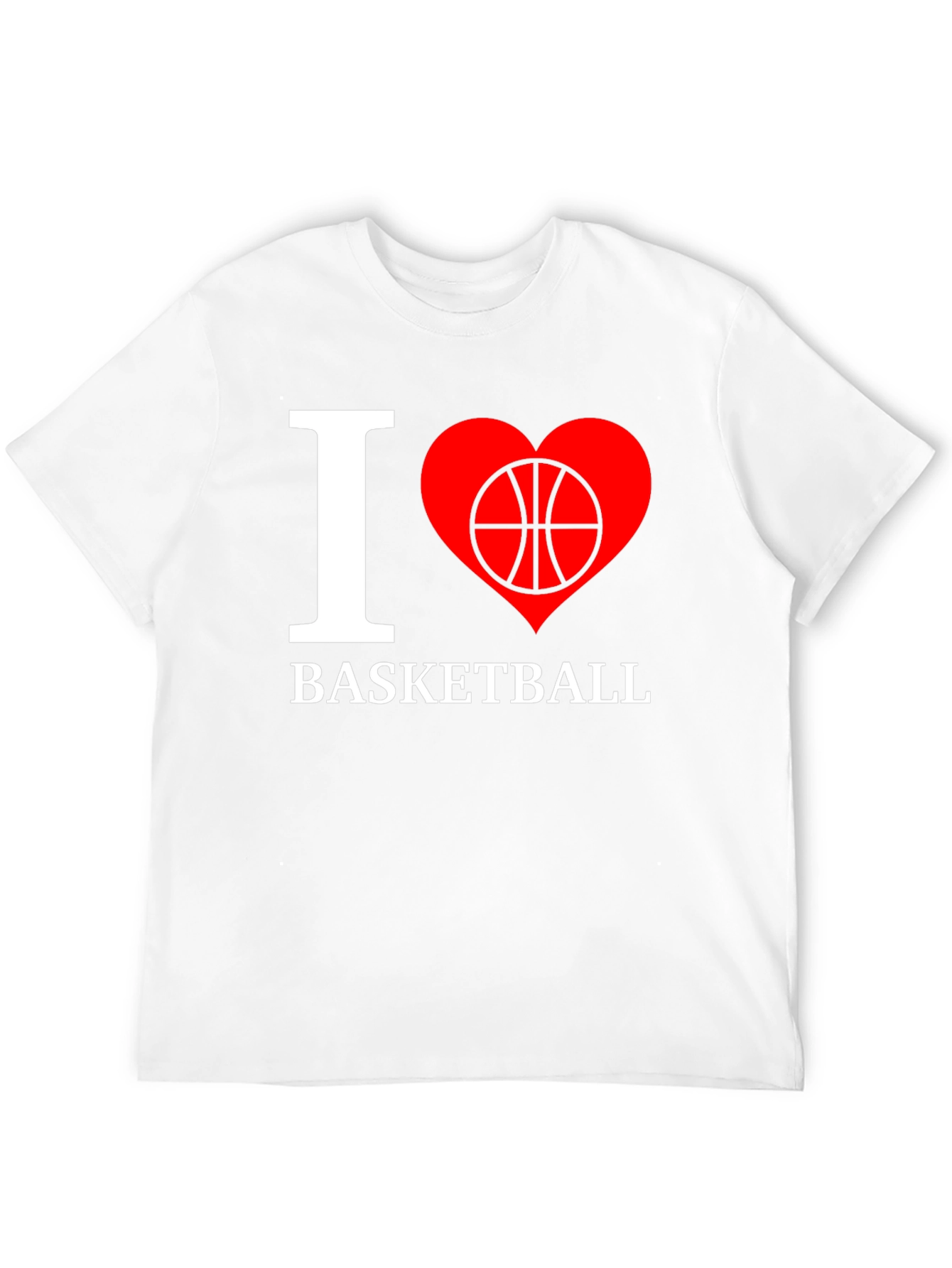 I Love Basketball Graphic T-Shirt