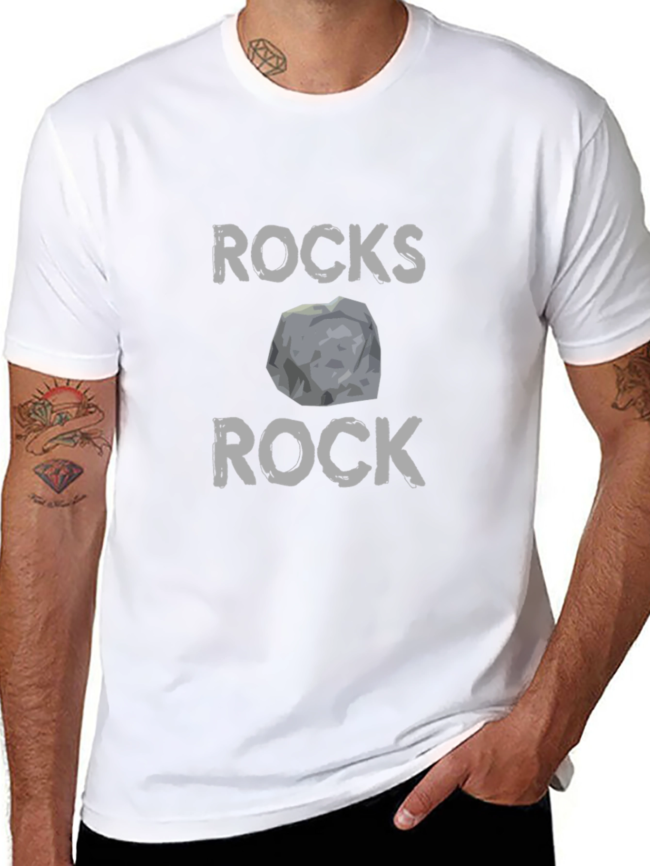 Rocks Rock Graphic T-Shirt