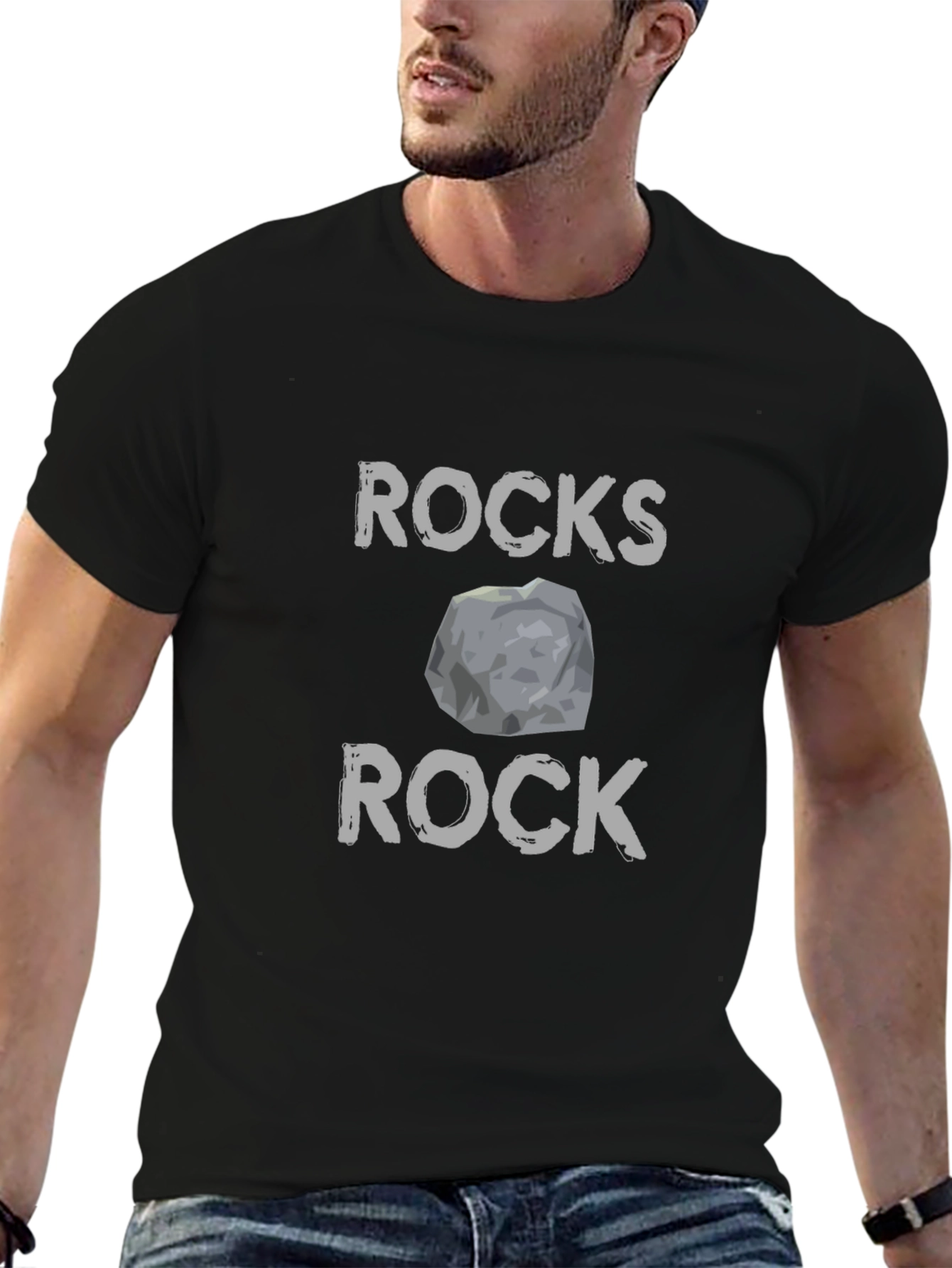Rocks Rock Graphic T-Shirt