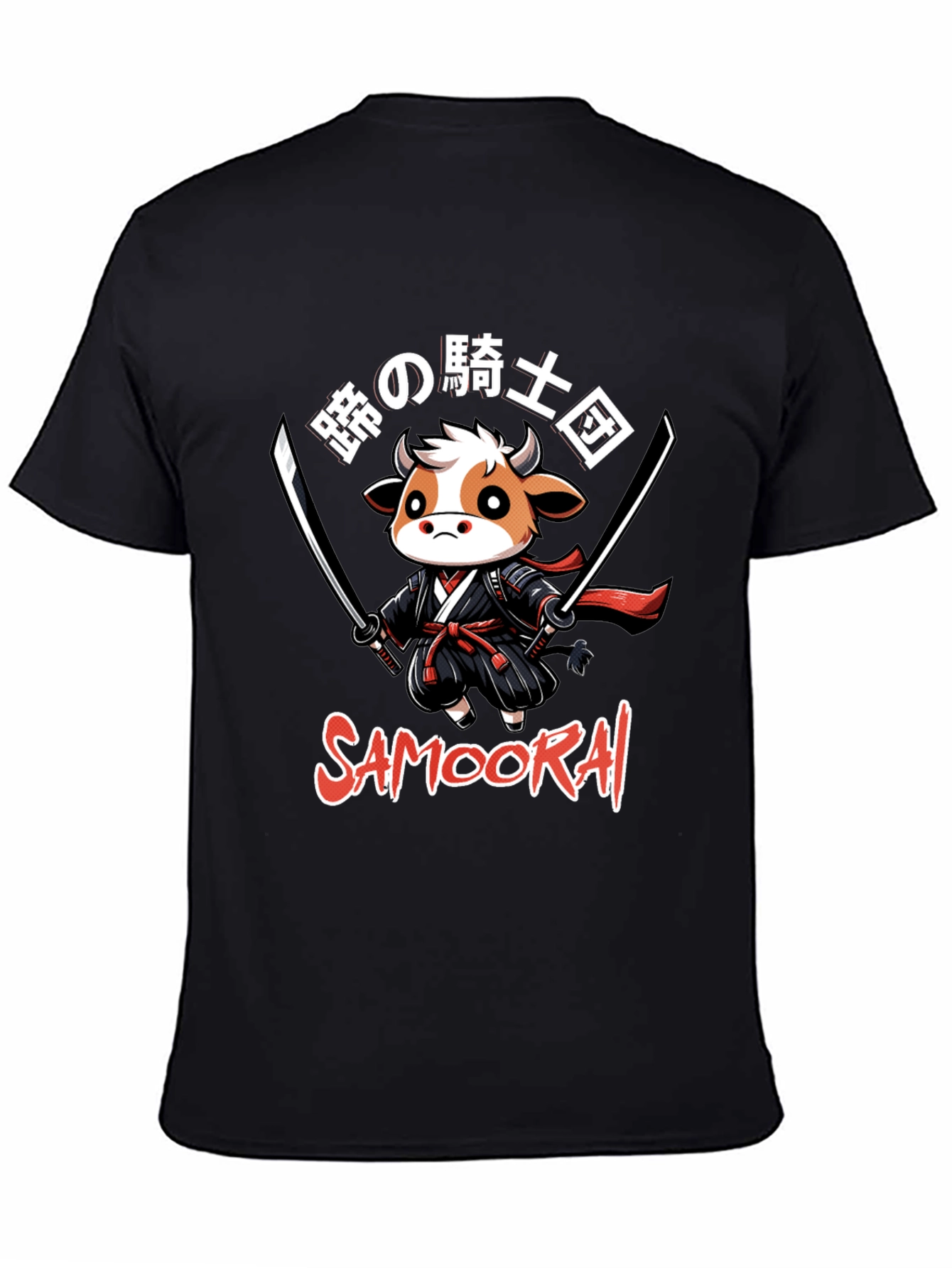 Samoorai Cow Ninja T-Shirt