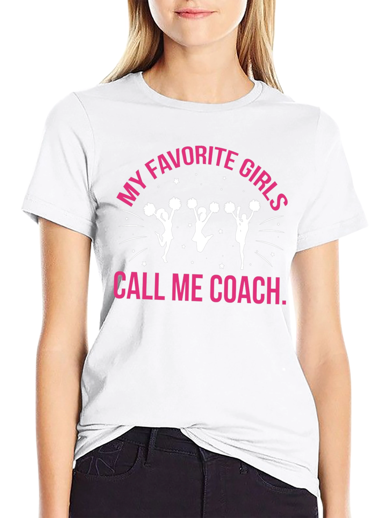 My Favorite Girls Call Me Coach Cheerleading T-Shirt