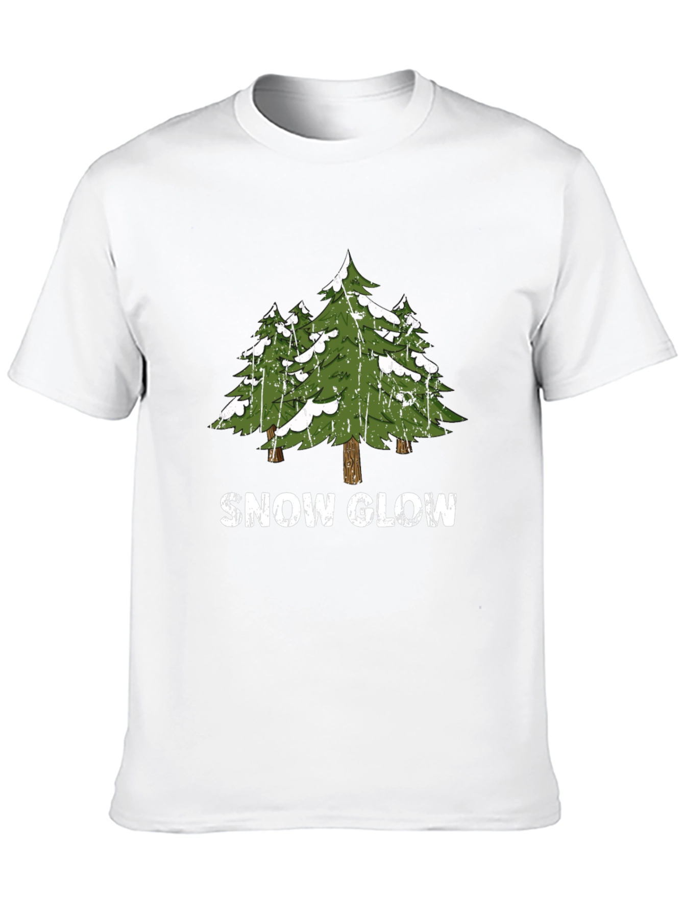Snow Glow Trees Graphic Tee