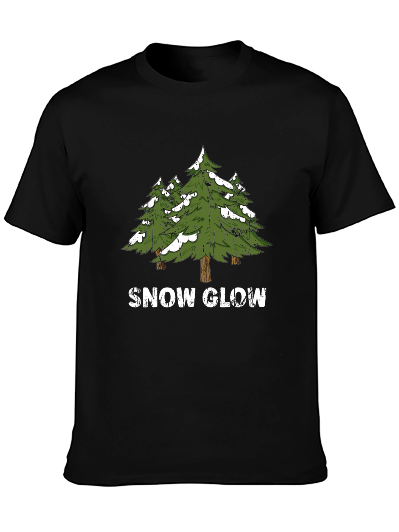 Snow Glow Trees Graphic Tee