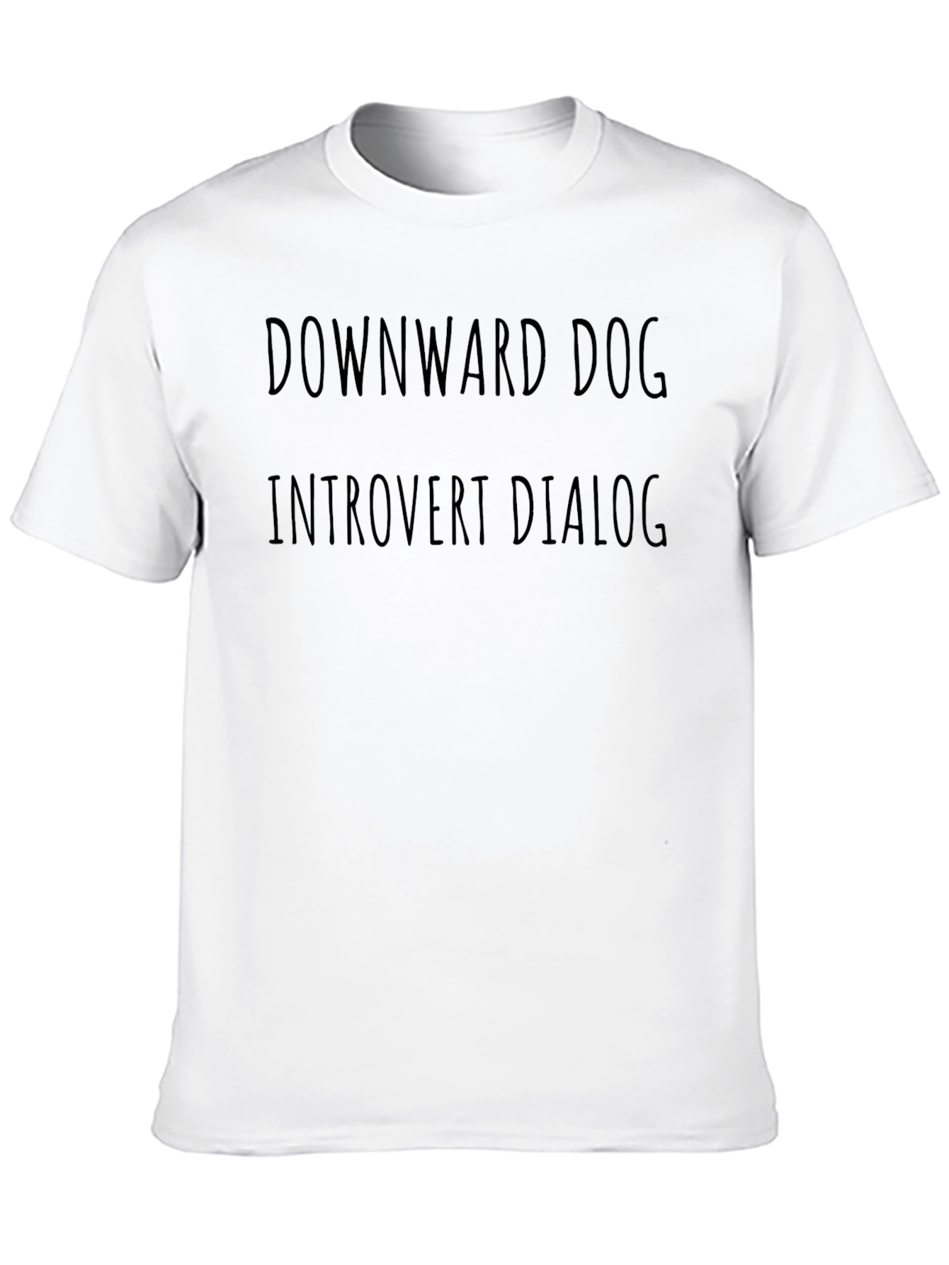 Downward Dog Introvert Dialogue T-Shirt