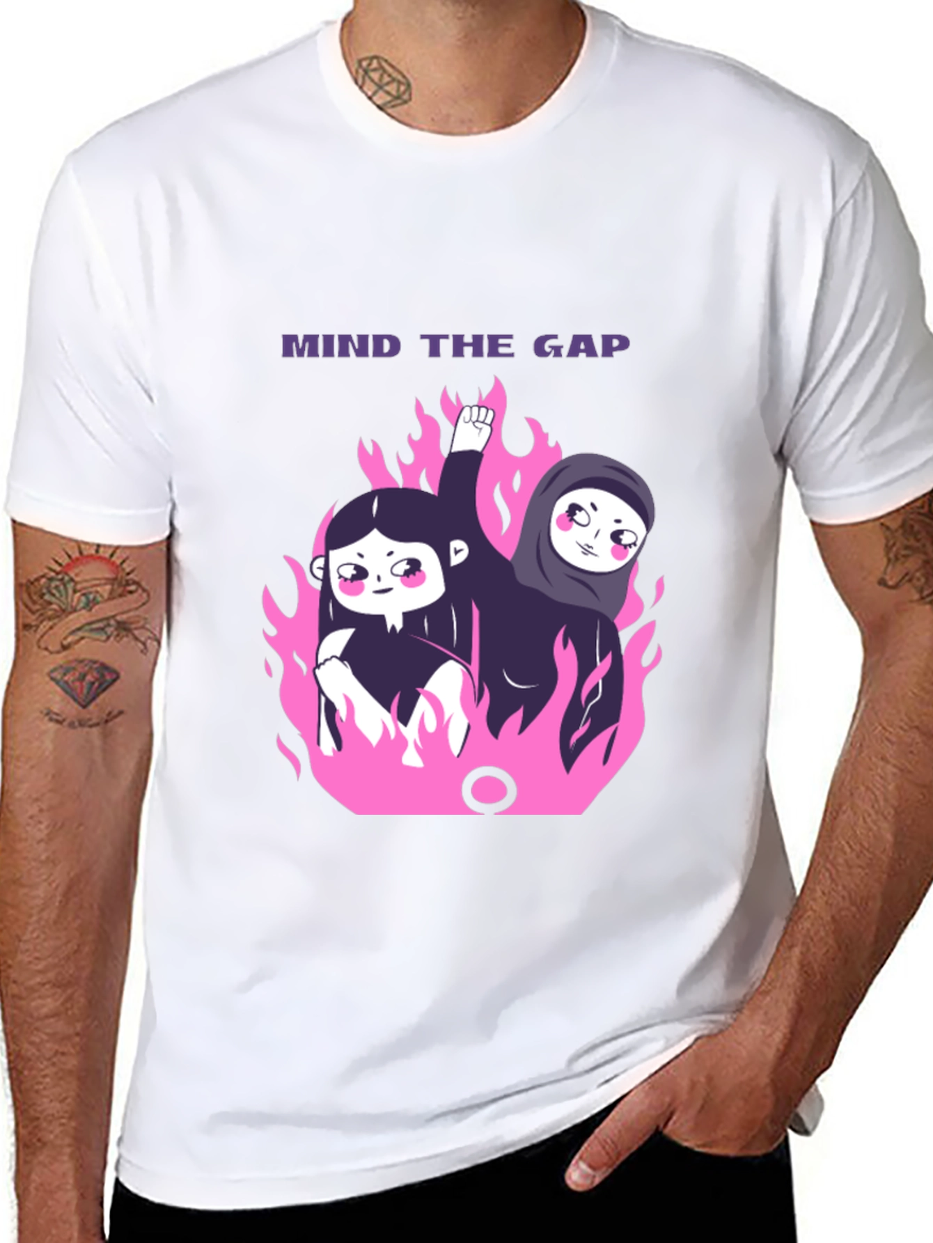Mind the Gap T-Shirt - Empowered Women Design