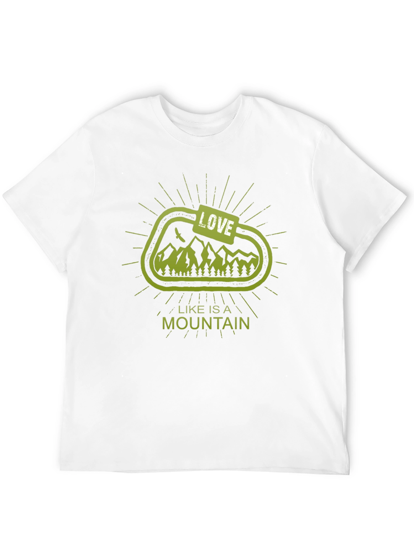 Love is a Mountain Graphic T-Shirt