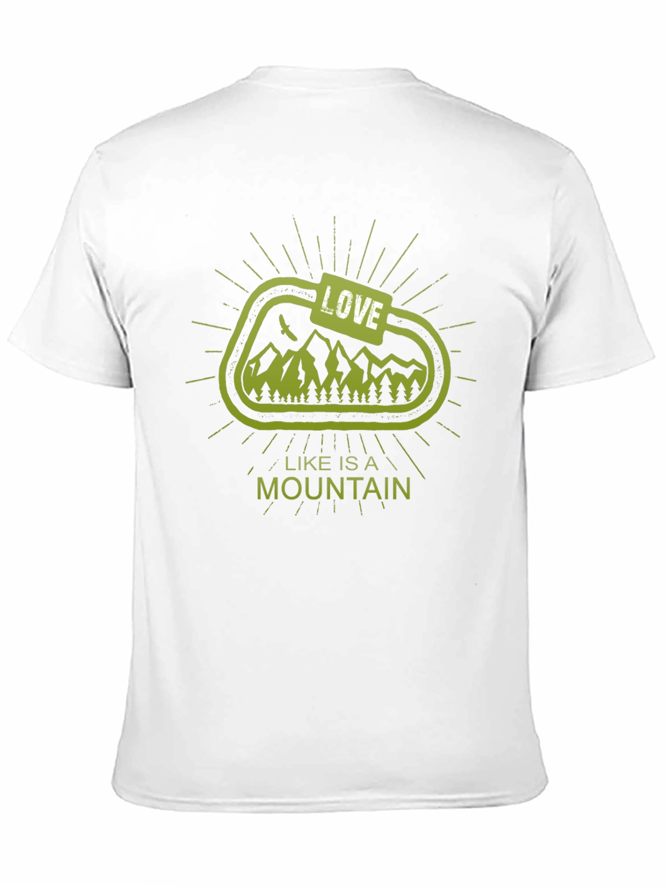 Love is a Mountain Graphic T-Shirt