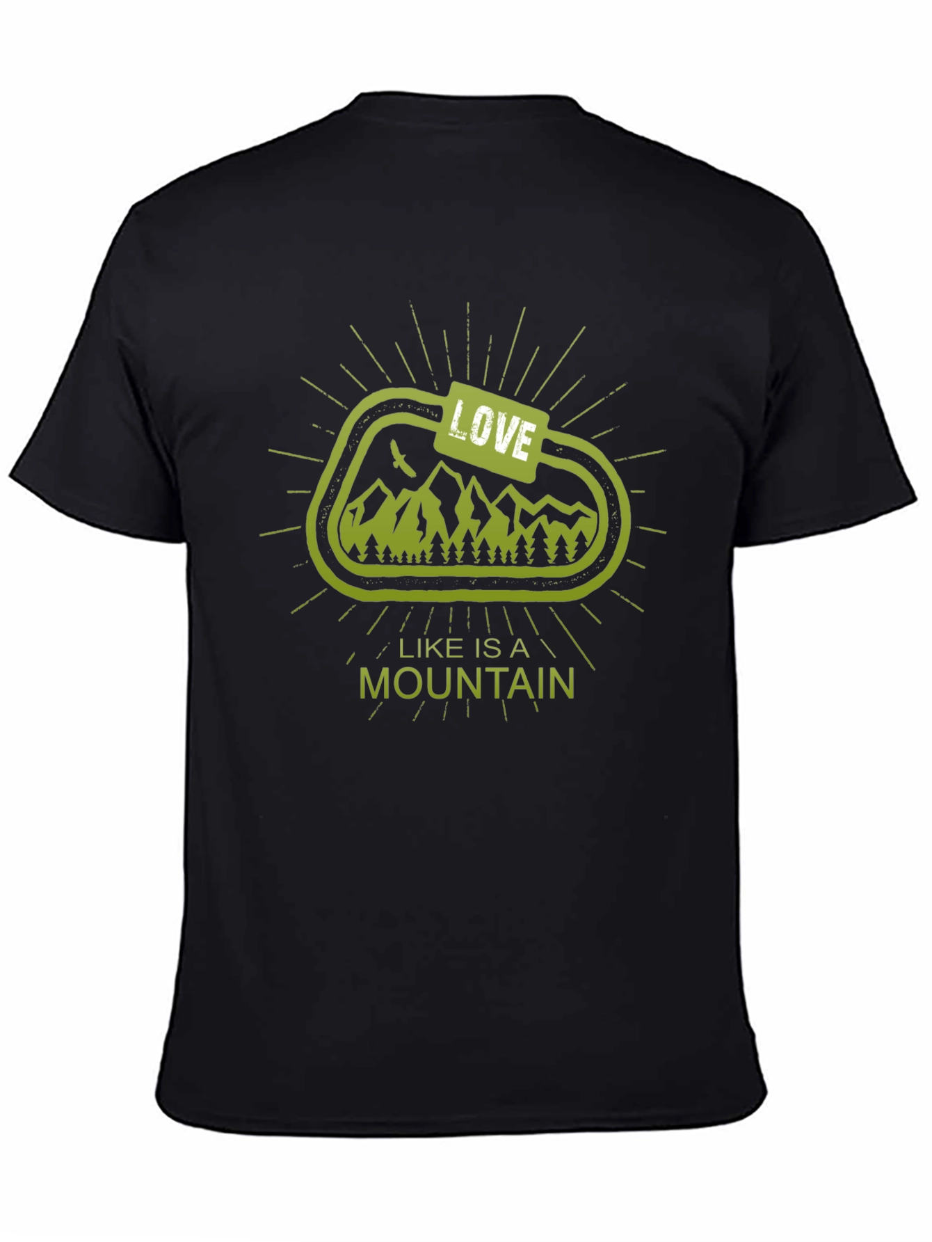 Love is a Mountain Graphic T-Shirt