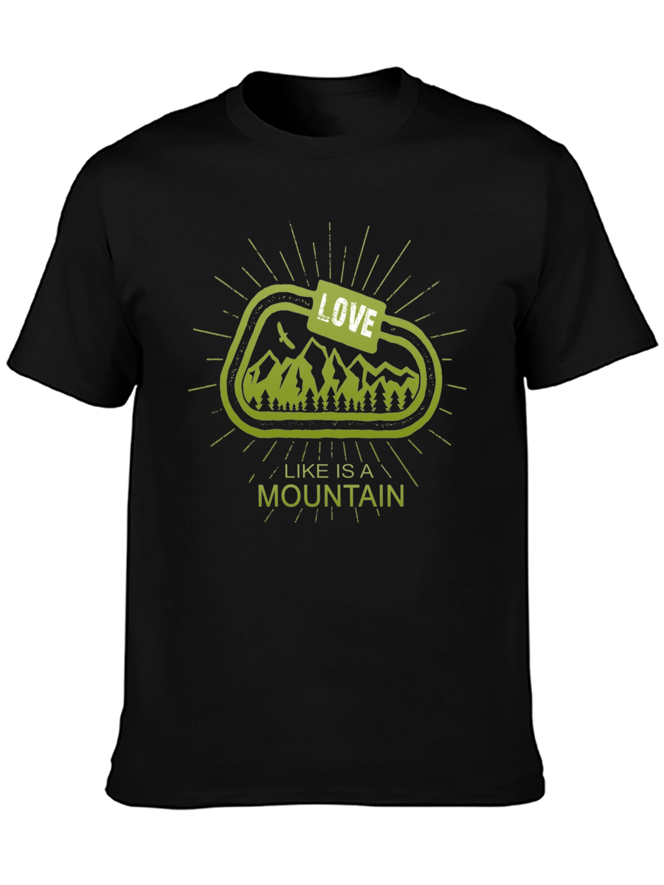Love is a Mountain Graphic T-Shirt