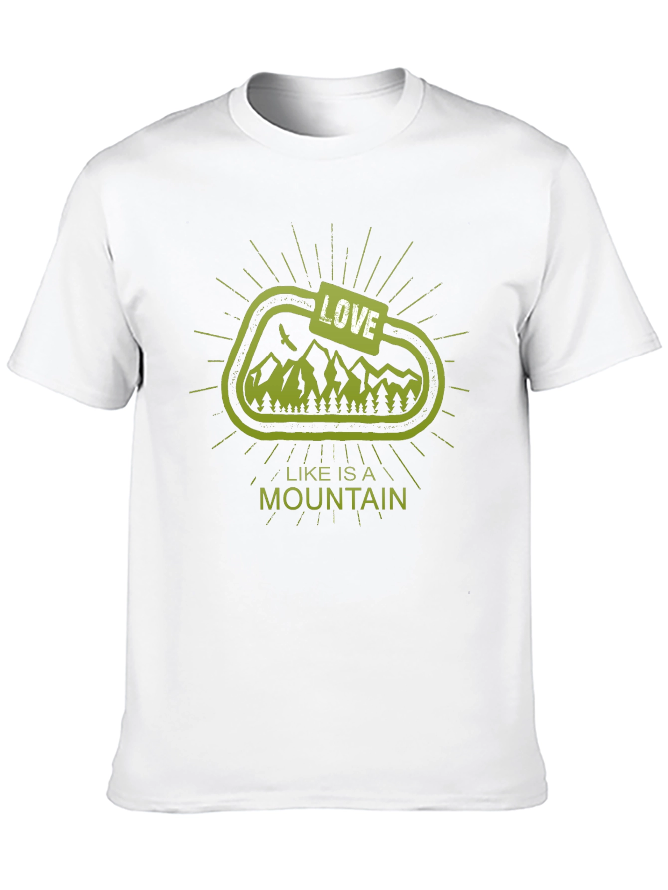 Love is a Mountain Graphic T-Shirt