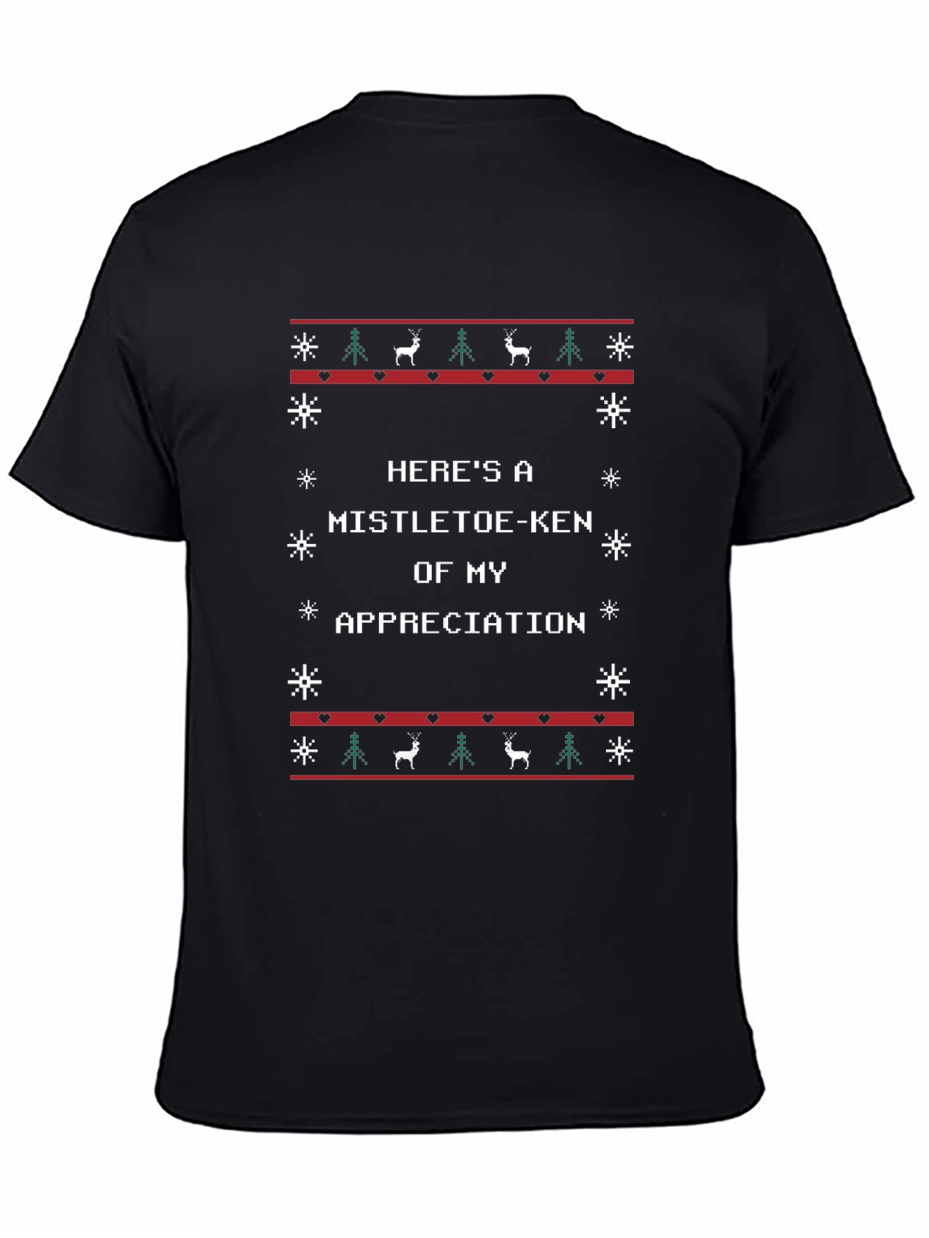 Funny Christmas T-Shirt - Mistletoe-Ken Appreciation