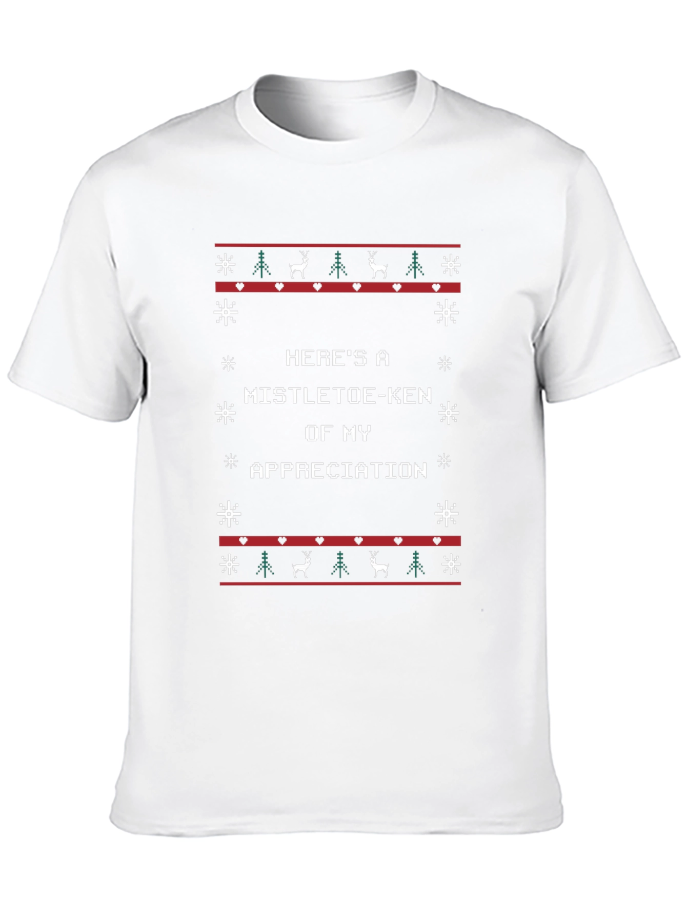 Funny Christmas T-Shirt - Mistletoe-Ken Appreciation