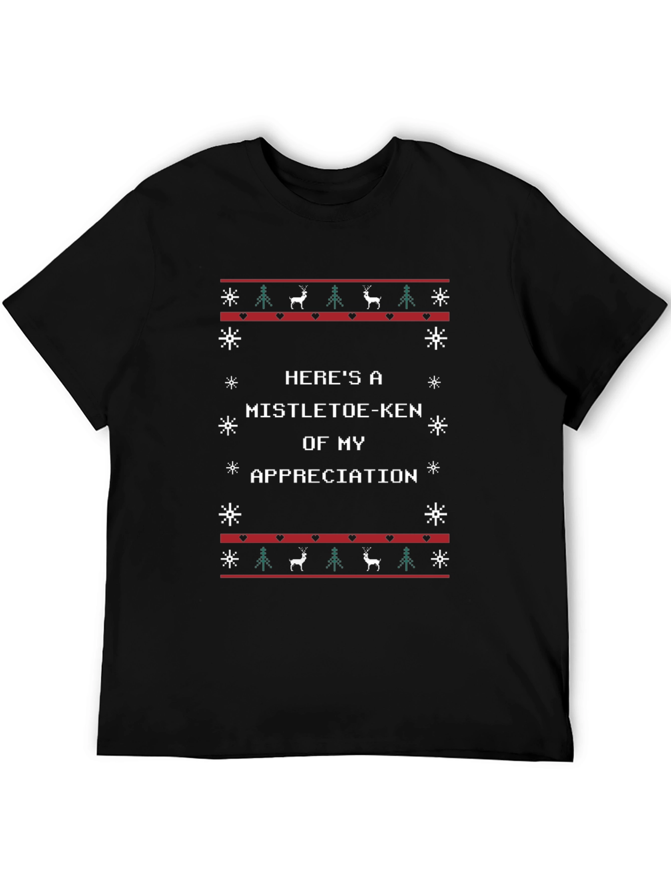 Funny Christmas T-Shirt - Mistletoe-Ken Appreciation