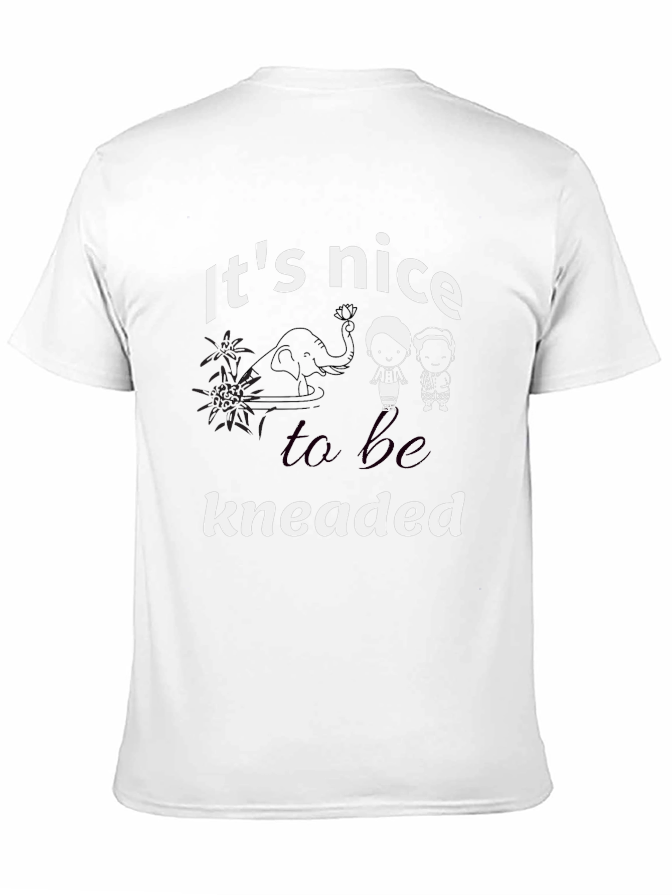 Its Nice to be Kneaded Black T-Shirt