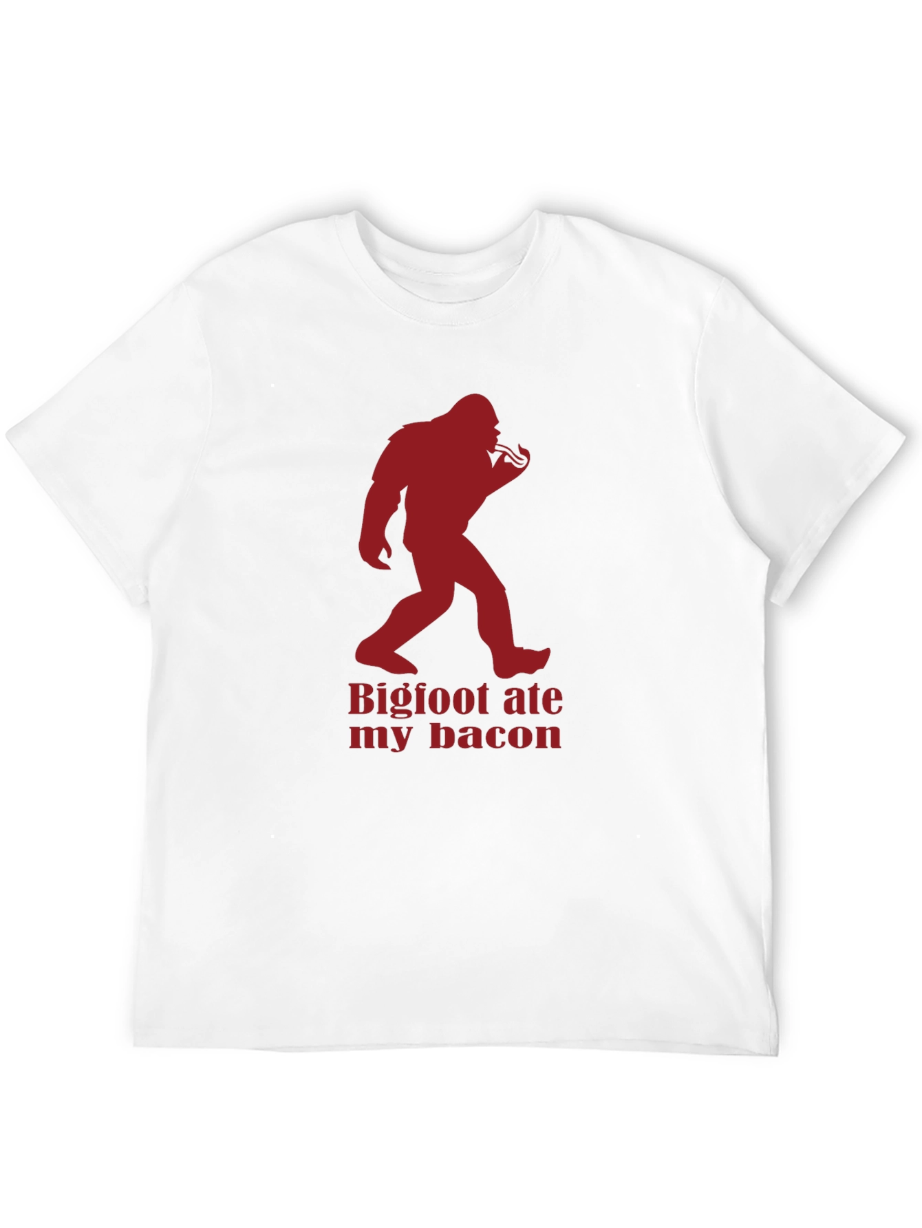 Bigfoot Ate My Bacon Graphic Tee