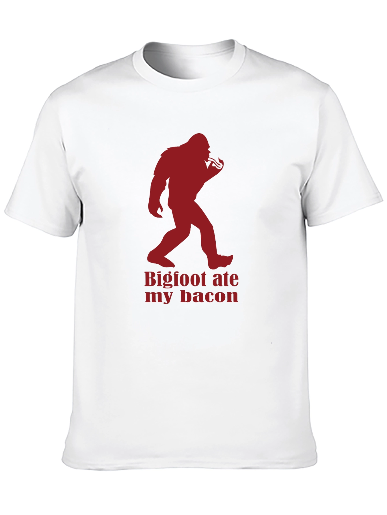 Bigfoot Ate My Bacon Graphic Tee