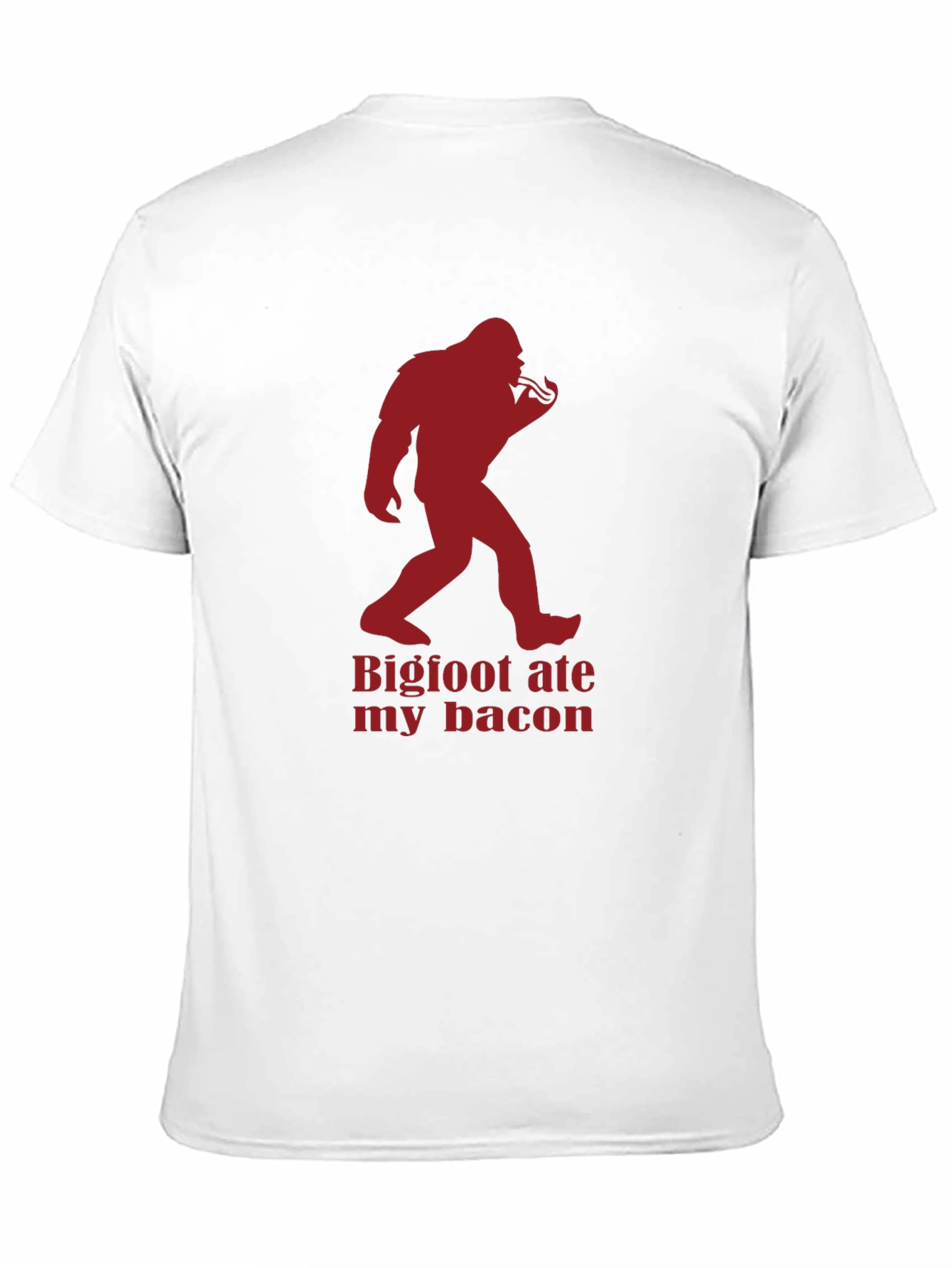 Bigfoot Ate My Bacon Graphic Tee