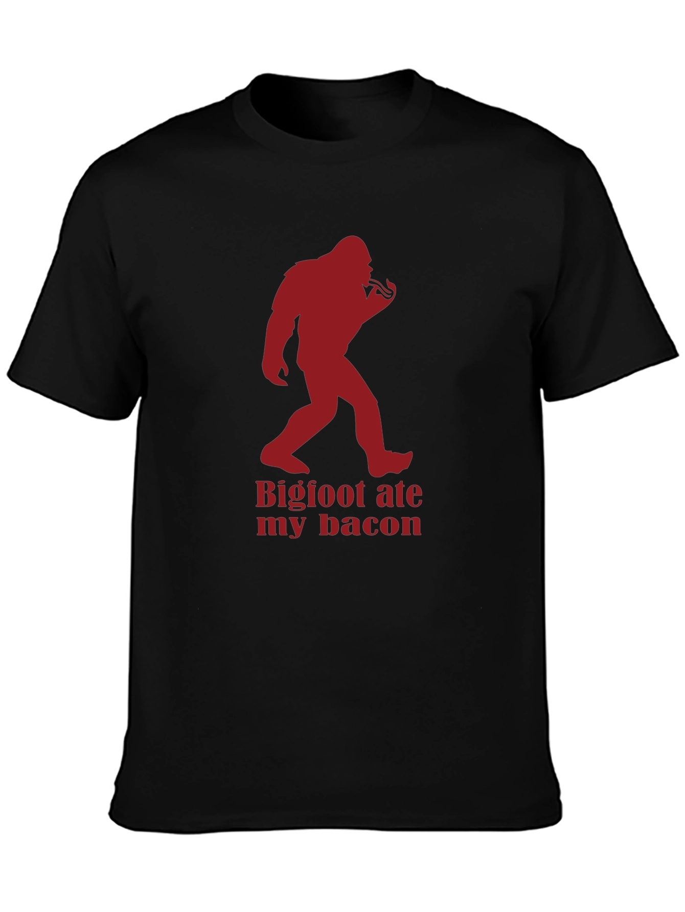 Bigfoot Ate My Bacon Graphic Tee