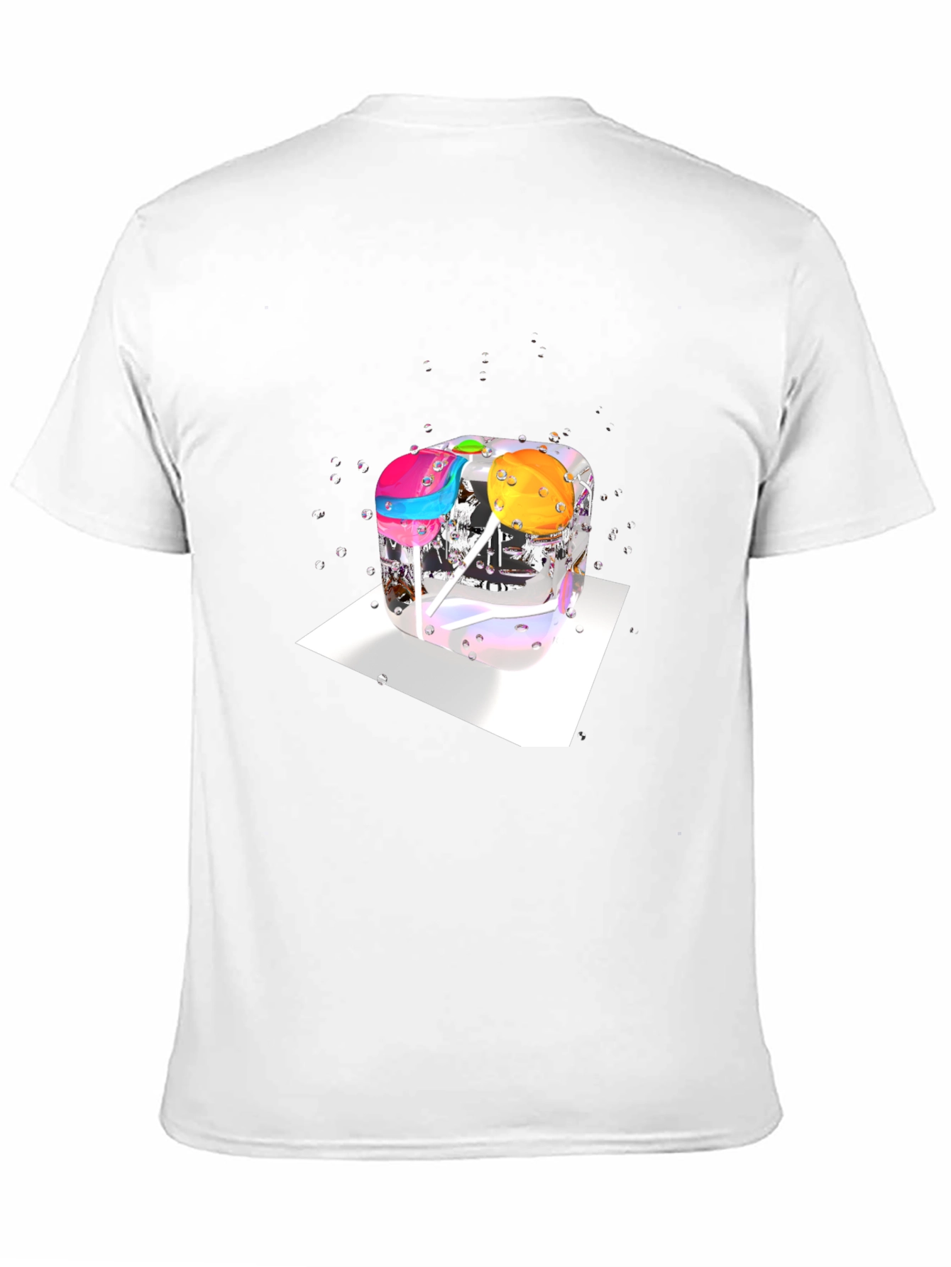 Lollipop Ice Cube T-Shirt - Quirky Graphic Tee