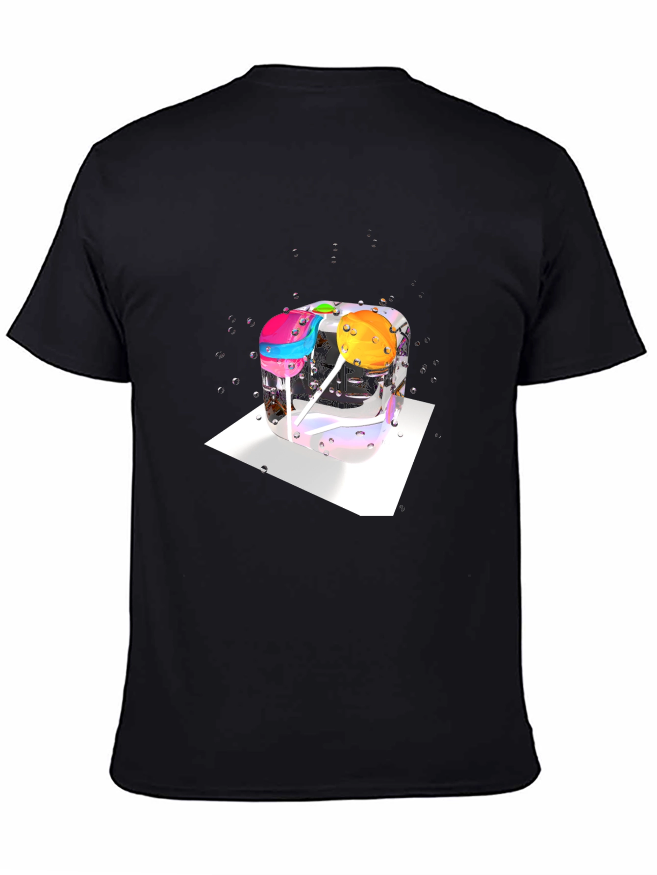 Lollipop Ice Cube T-Shirt - Quirky Graphic Tee