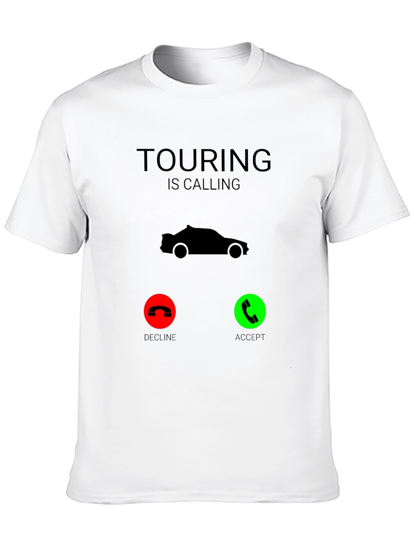Touring is Calling Black T-Shirt