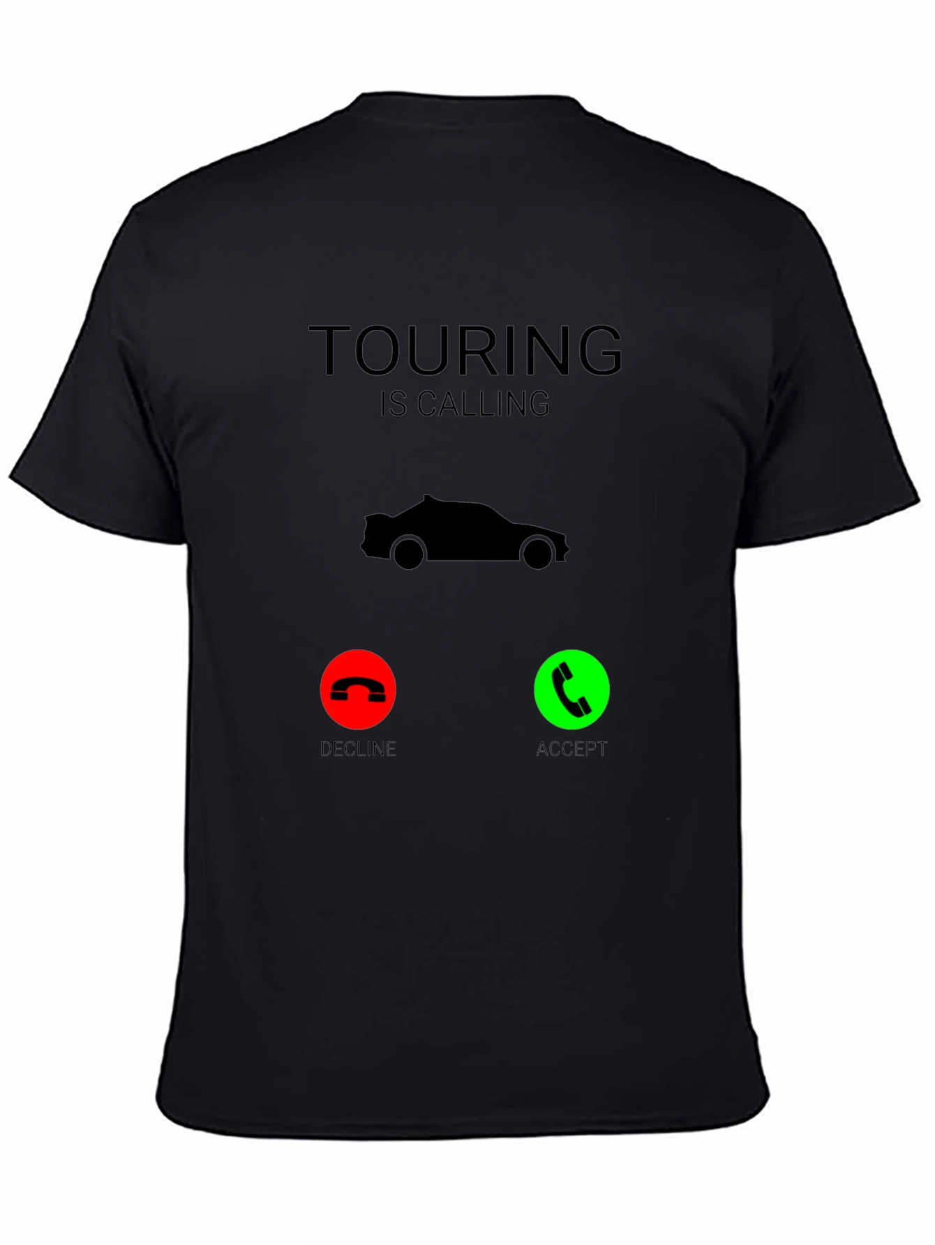 Touring is Calling Black T-Shirt