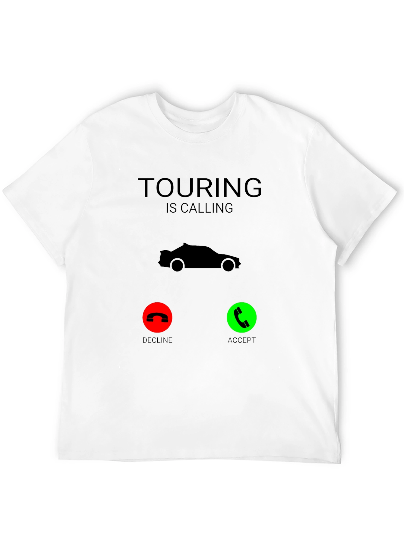 Touring is Calling Black T-Shirt