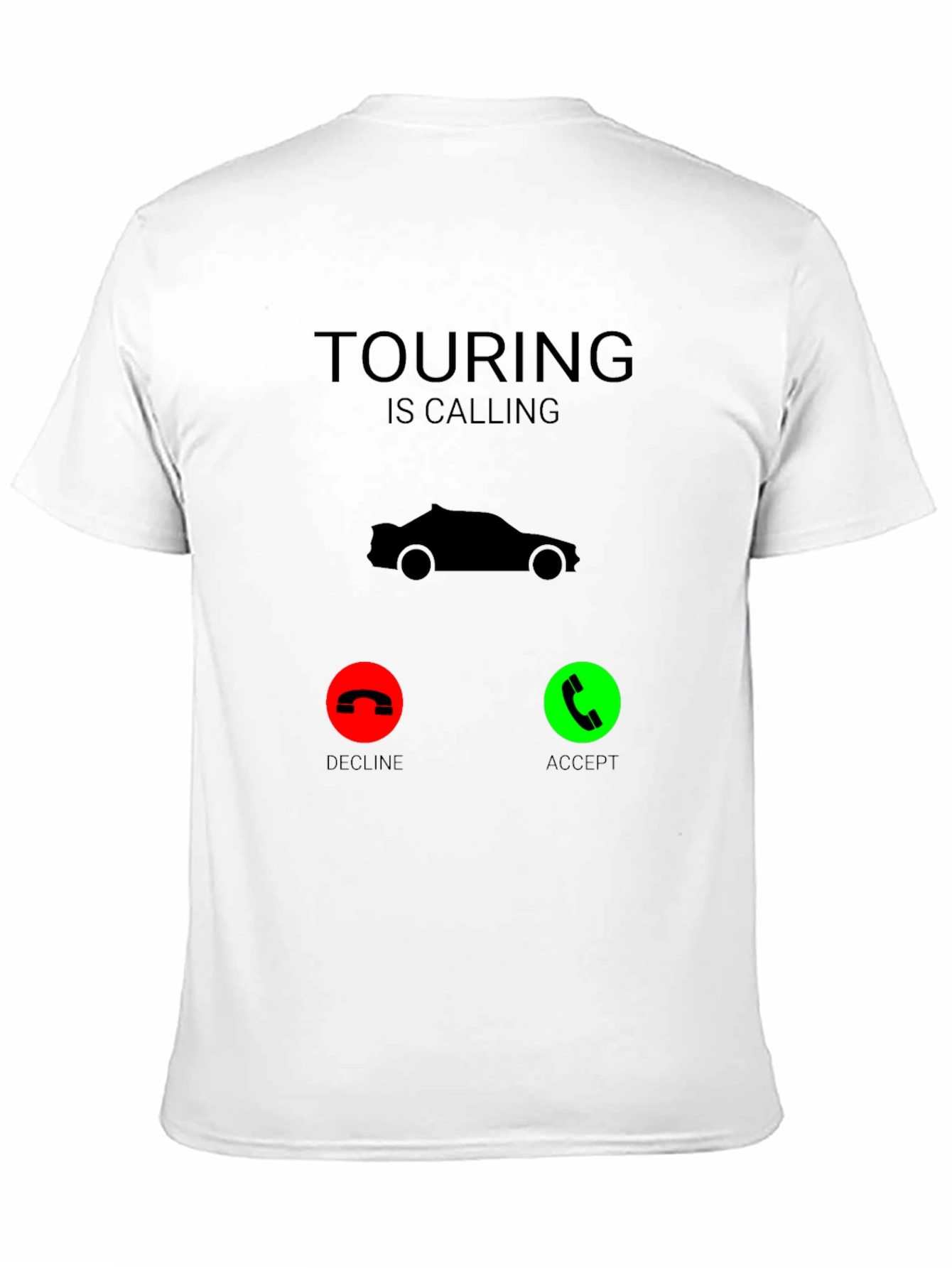 Touring is Calling Black T-Shirt