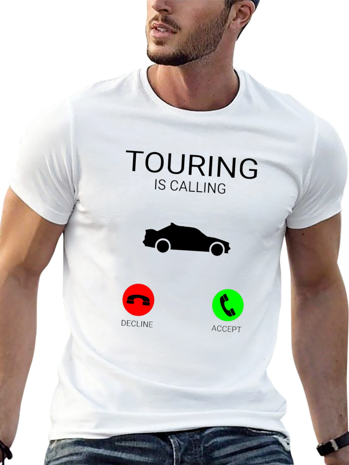 Touring is Calling Black T-Shirt