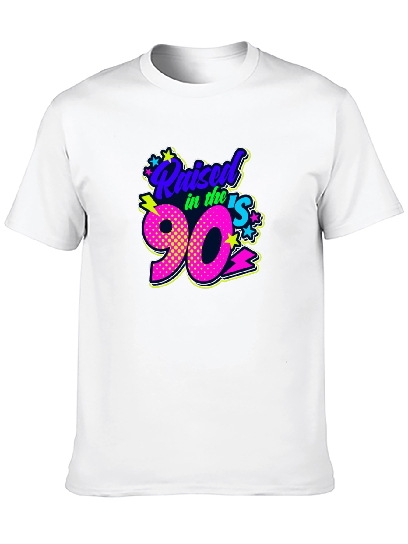 Raised in the 90s Black T-Shirt