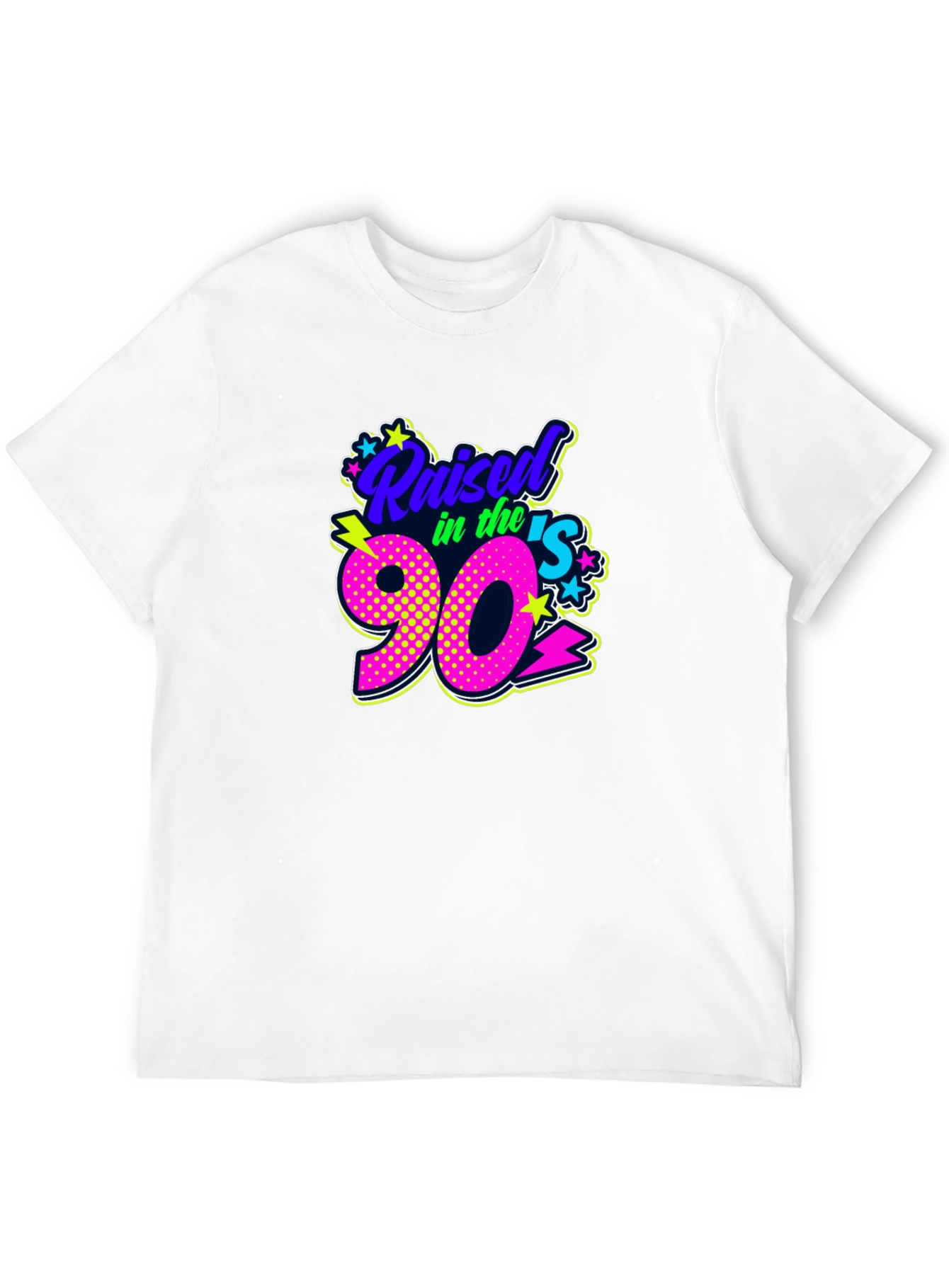 Raised in the 90s Black T-Shirt