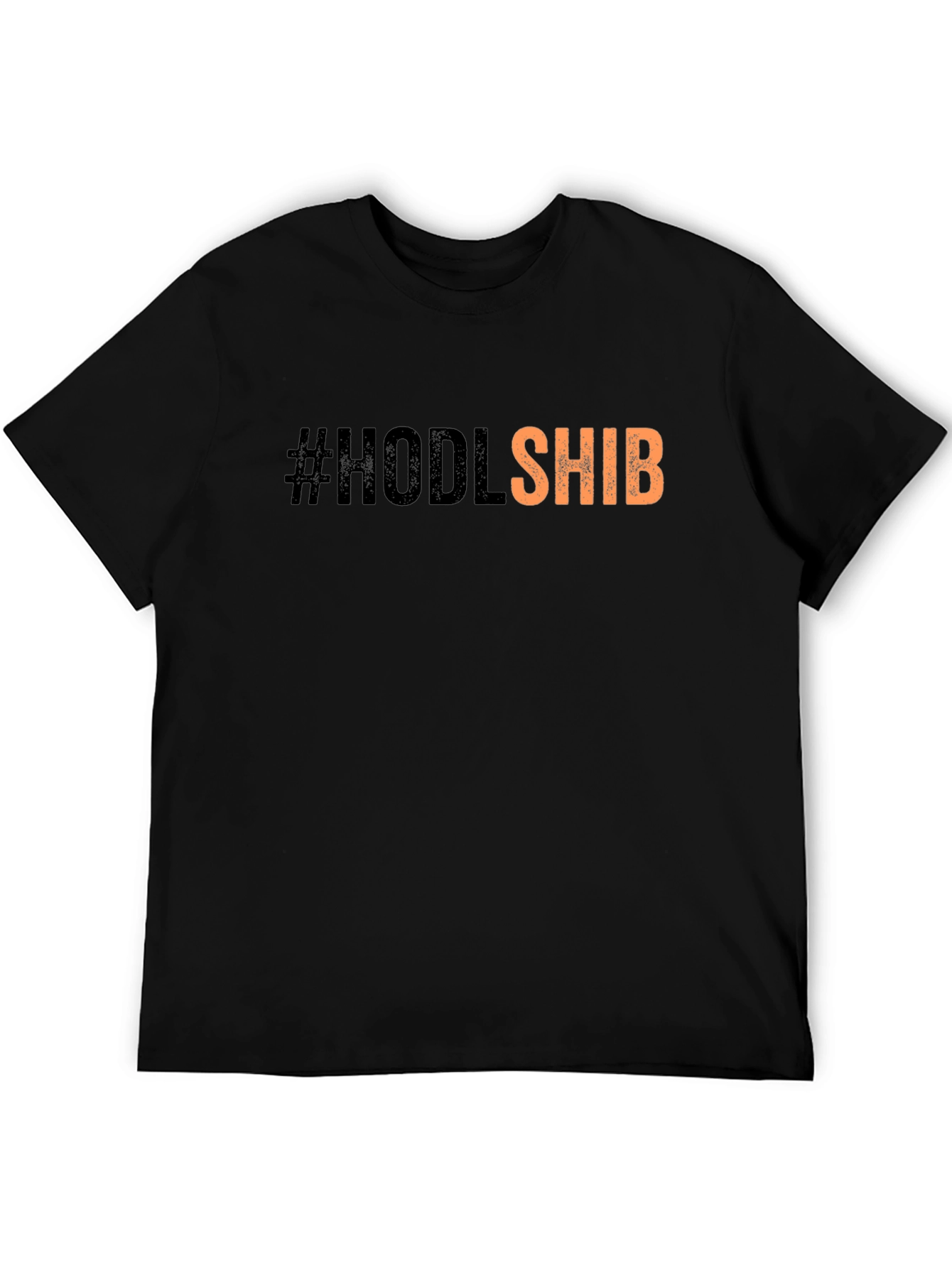 #HODLSHIB Black T-Shirt - Crypto Meme Tee