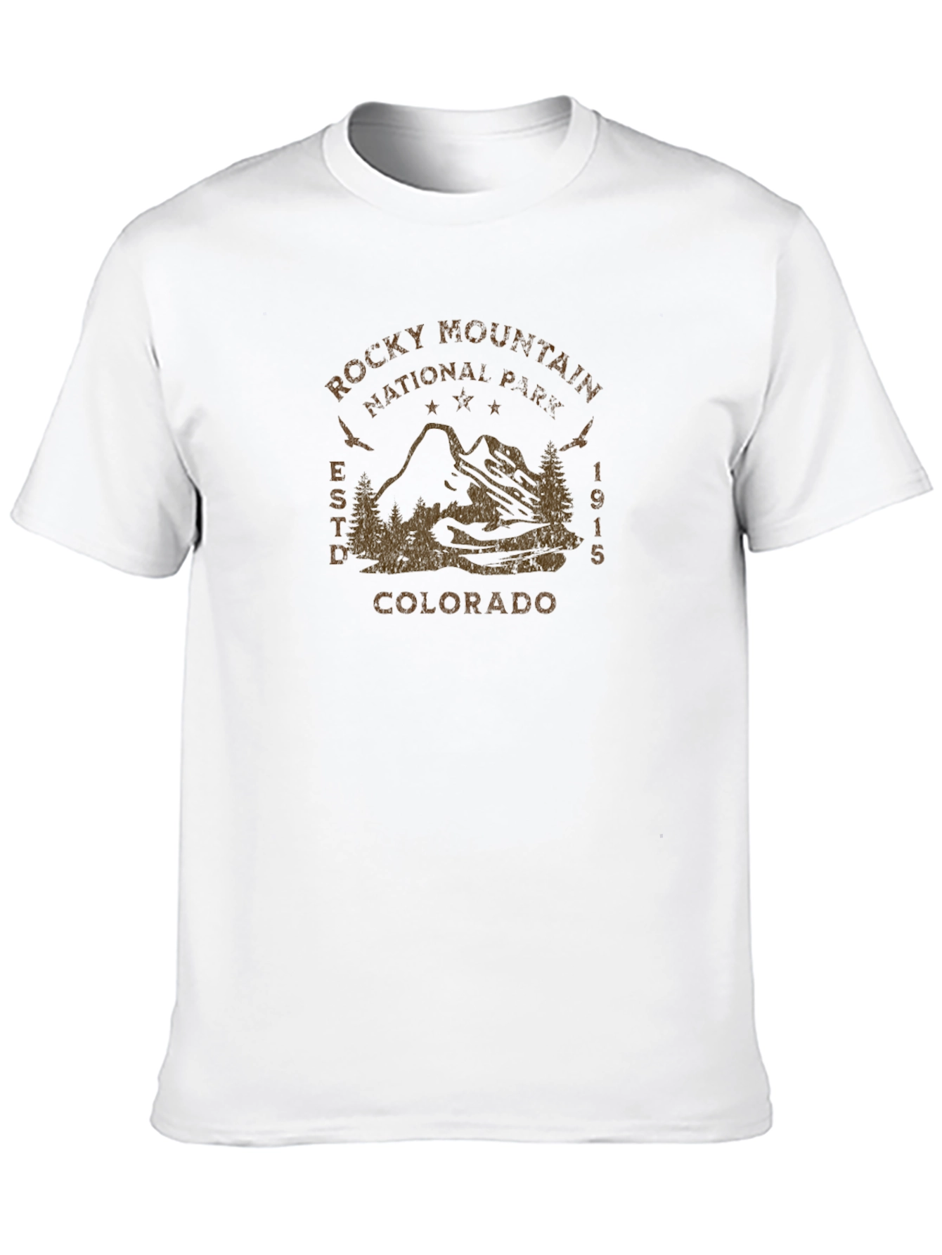 Rocky Mountain National Park Black Graphic T-Shirt