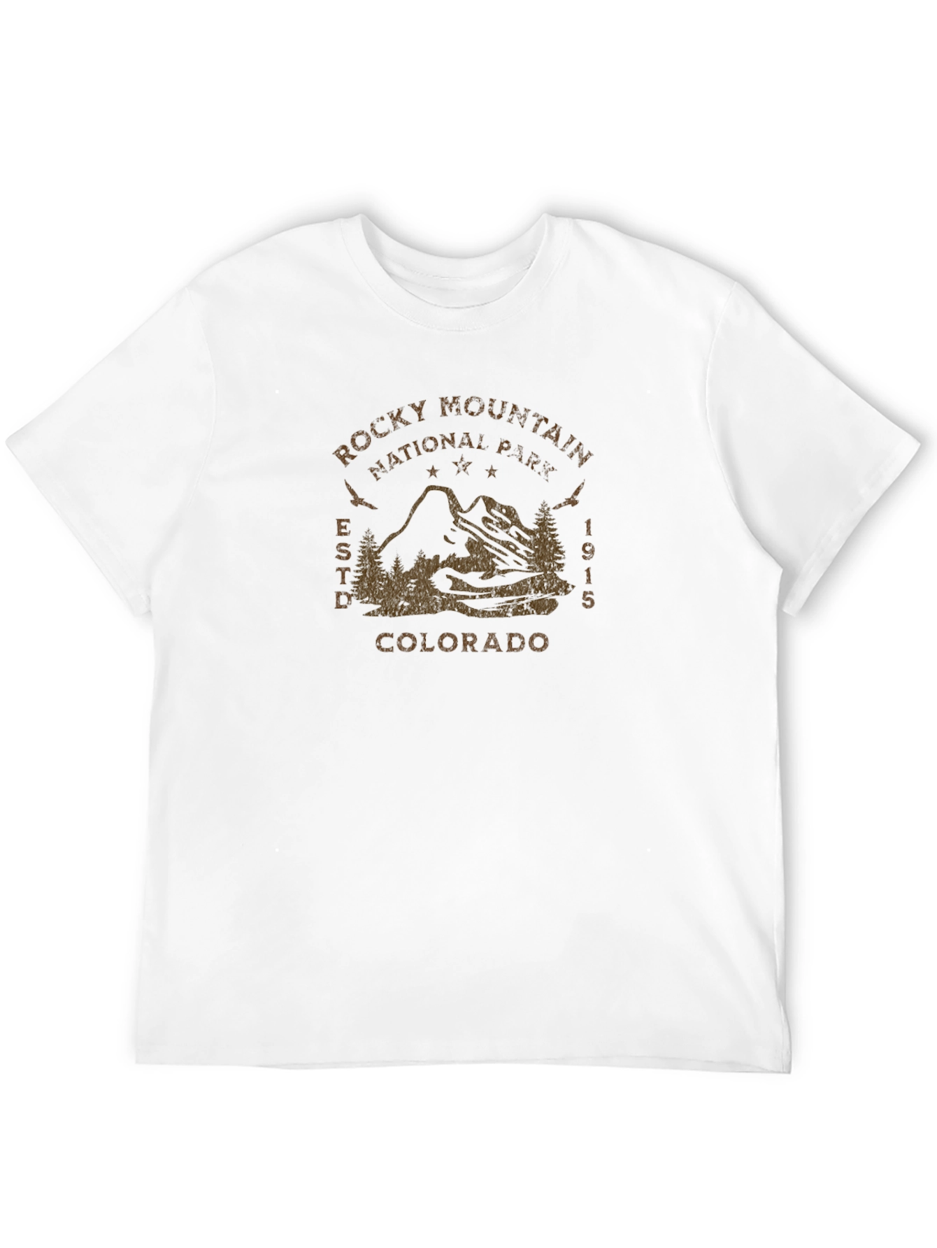 Rocky Mountain National Park Black Graphic T-Shirt