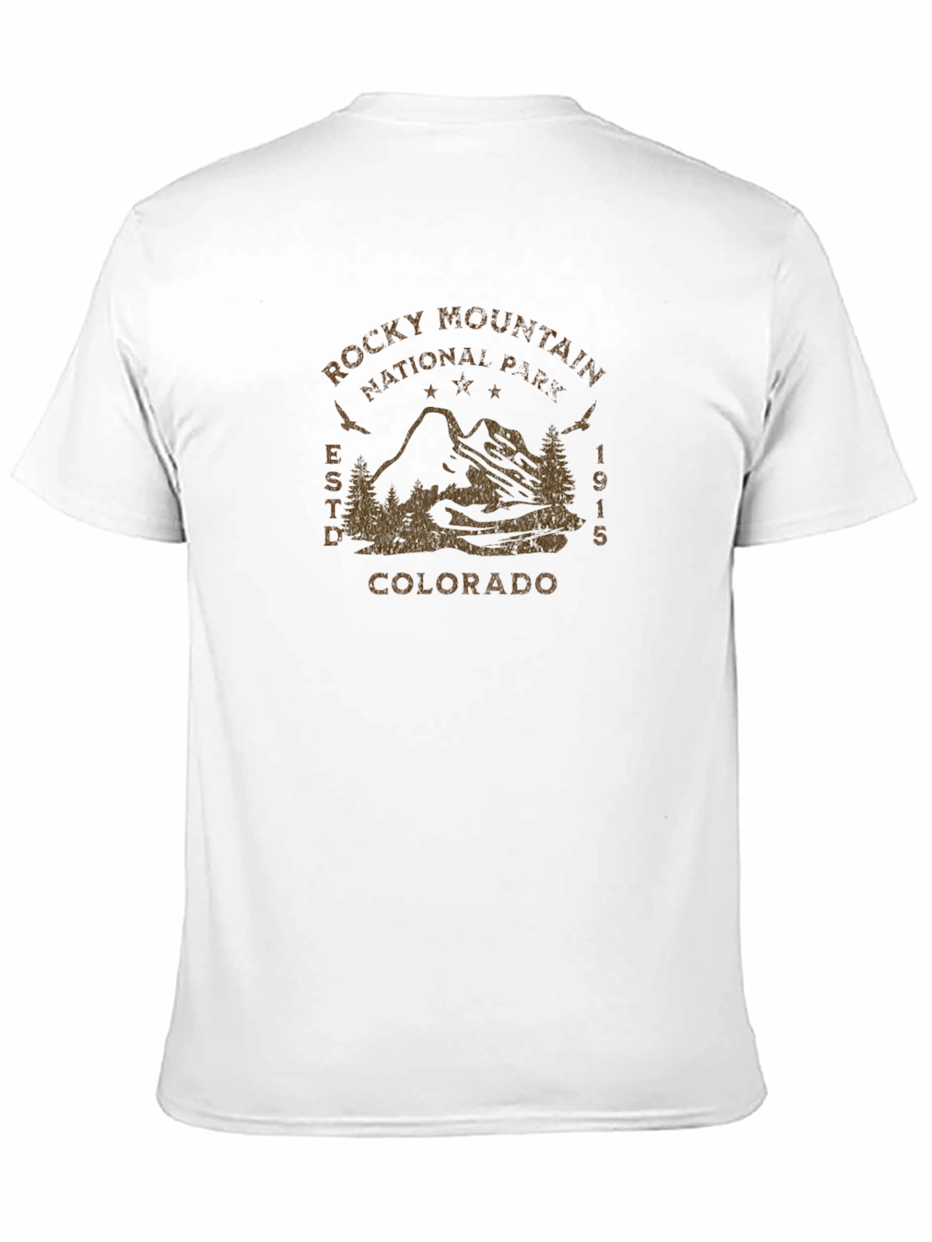 Rocky Mountain National Park Black Graphic T-Shirt