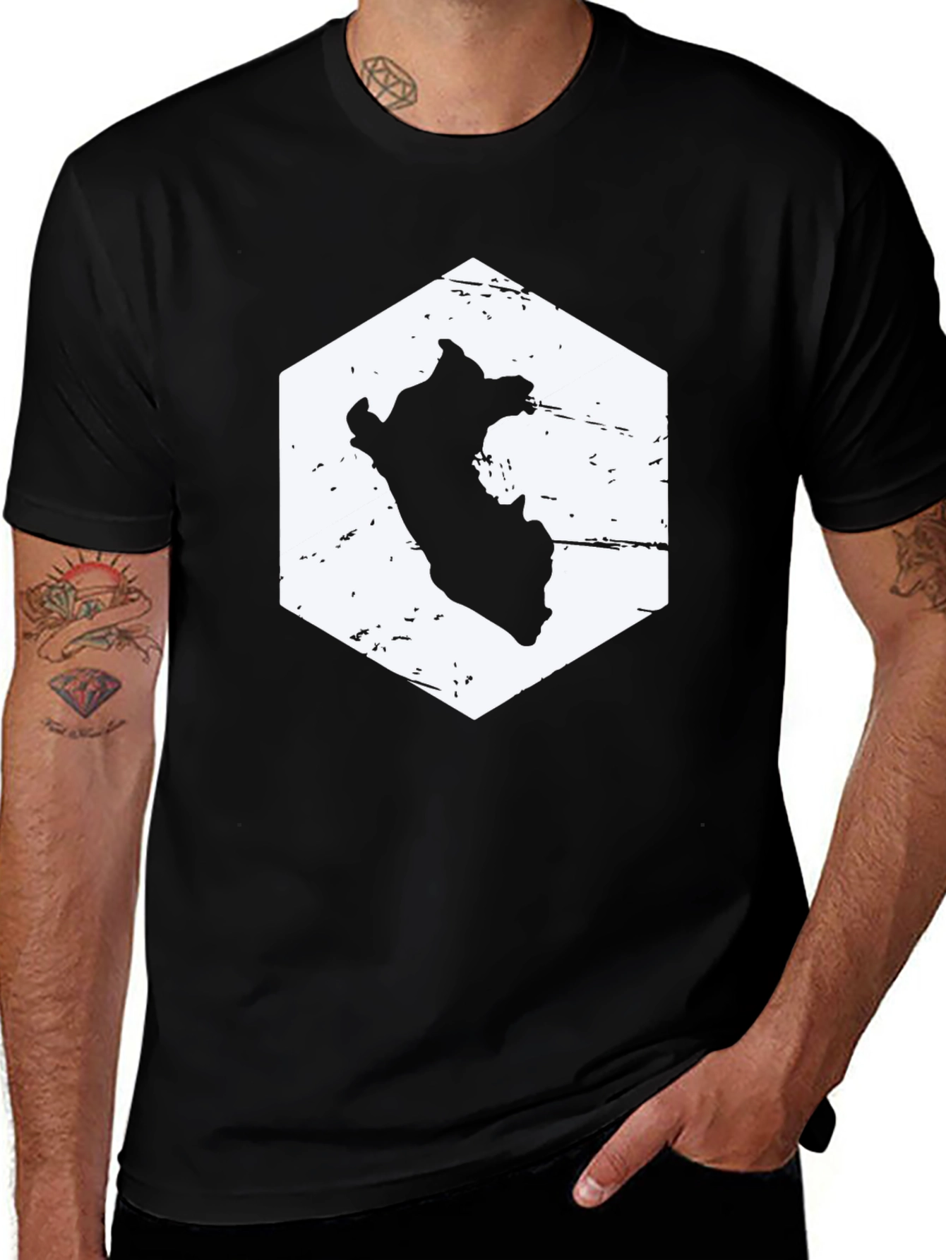 Peru Silhouette Graphic Tee