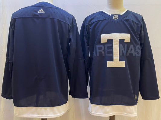 Men's Toronto Maple Leafs Blue Blank Player Game Jerseys