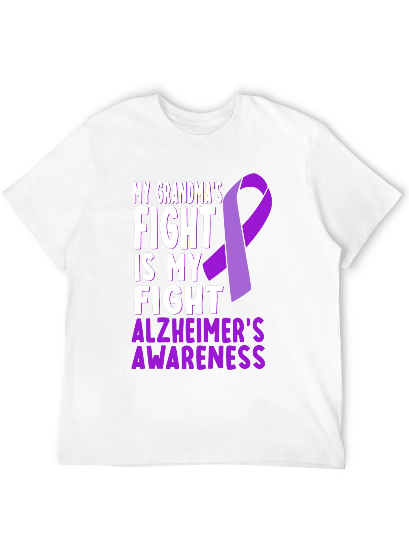 Alzheimers Awareness T-Shirt - My Grandmas Fight