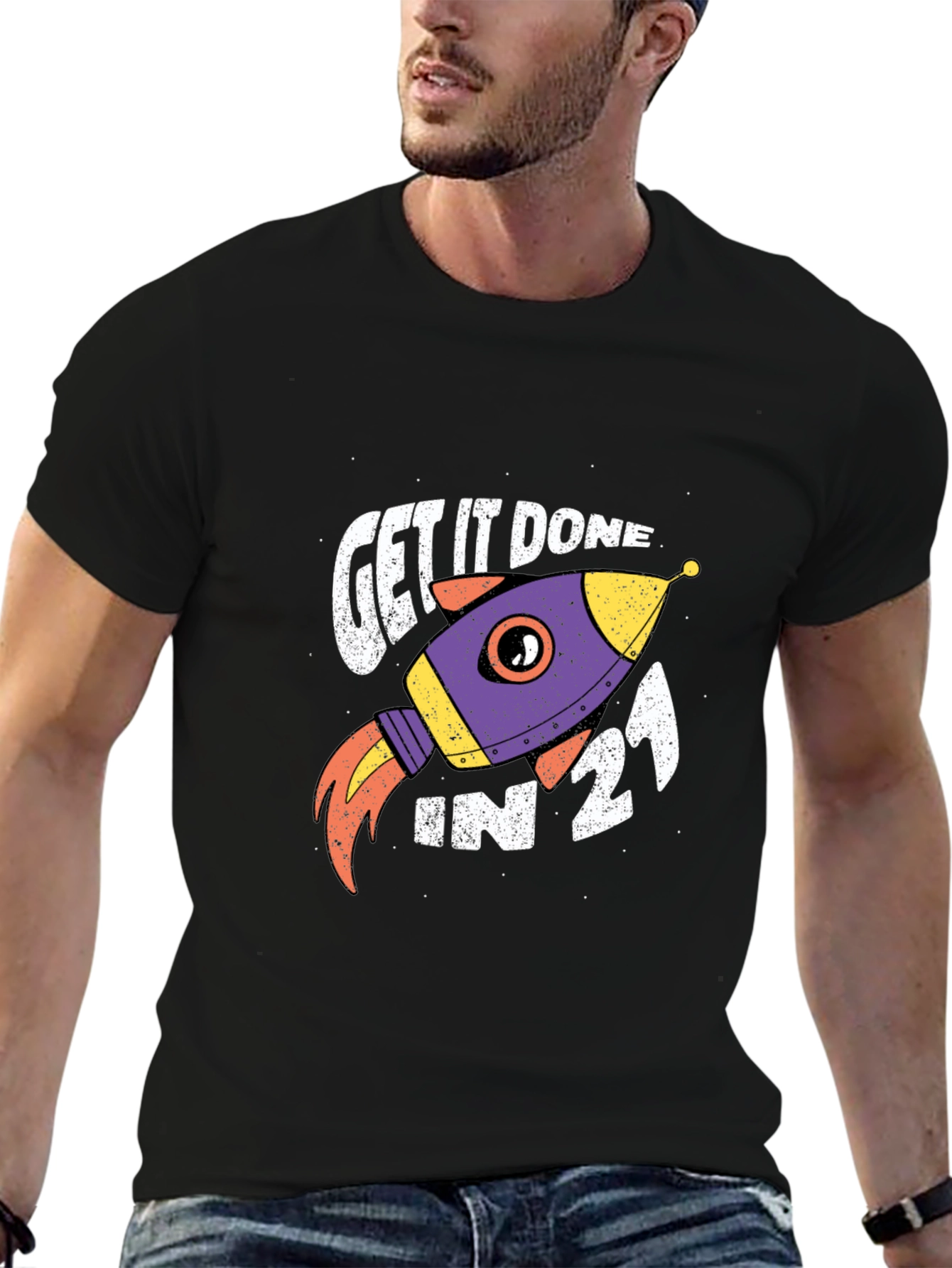 Get it Done Rocket Graphic Tee