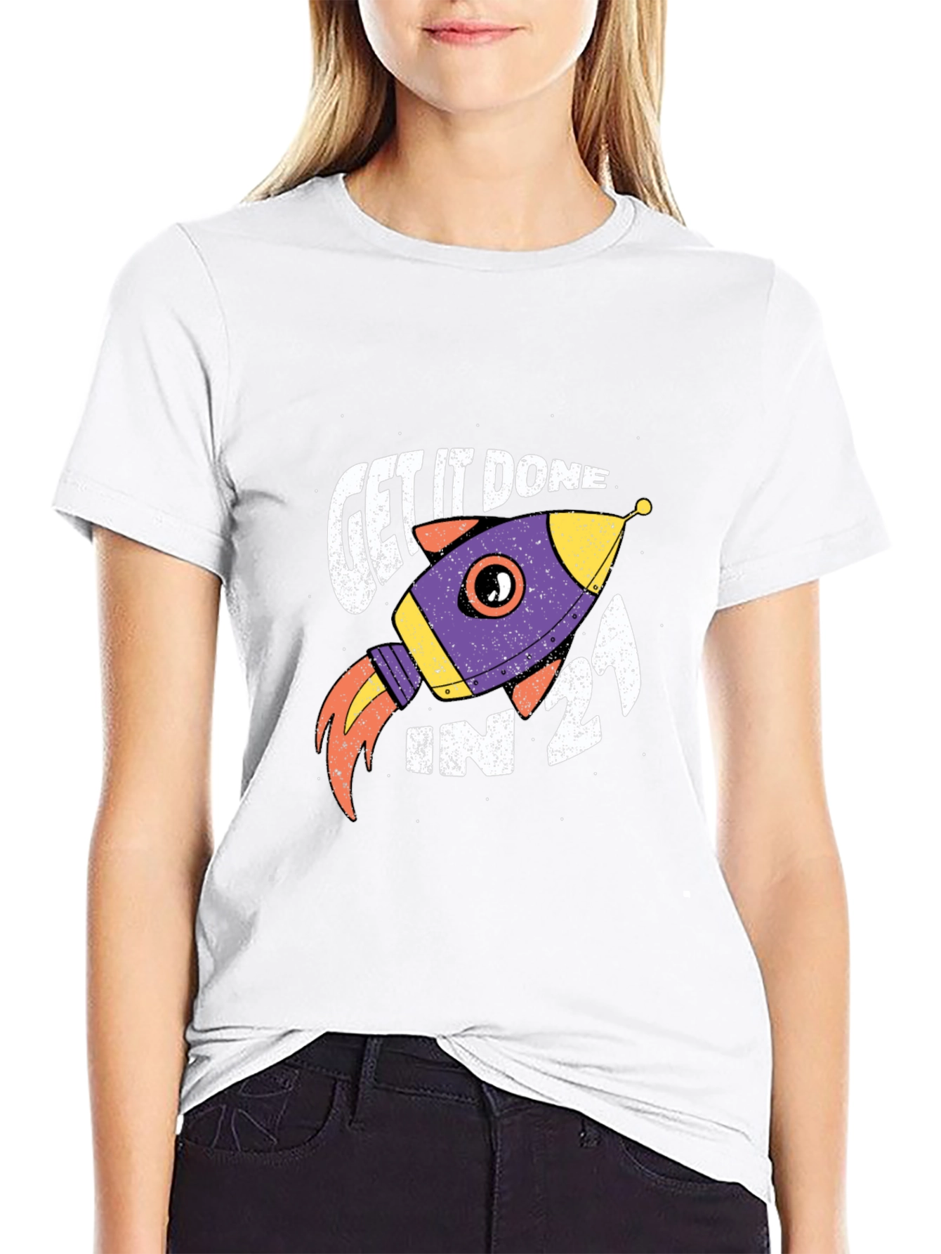 Get it Done Rocket Graphic Tee
