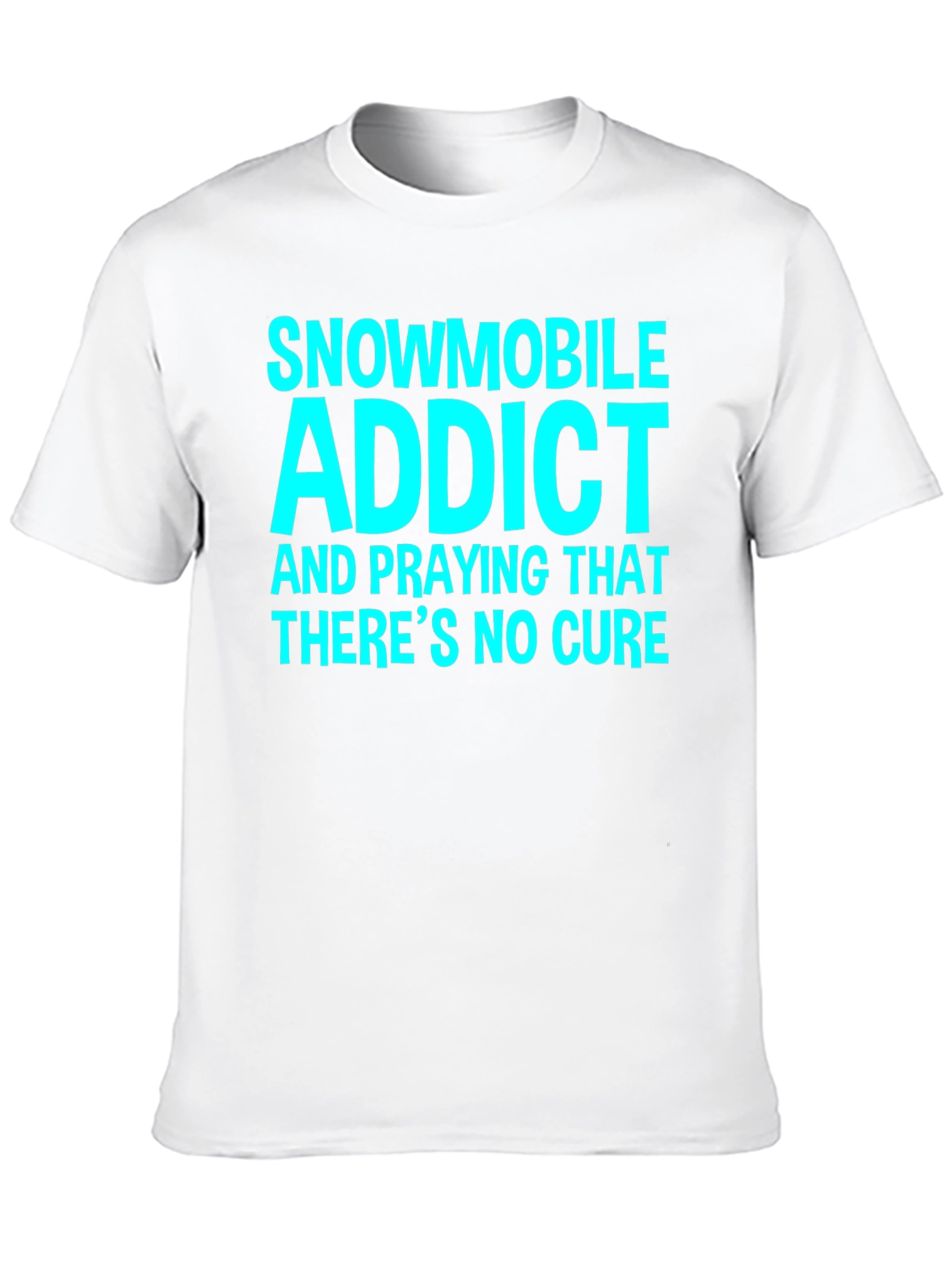 Snowmobile Addict Graphic Tee - Black