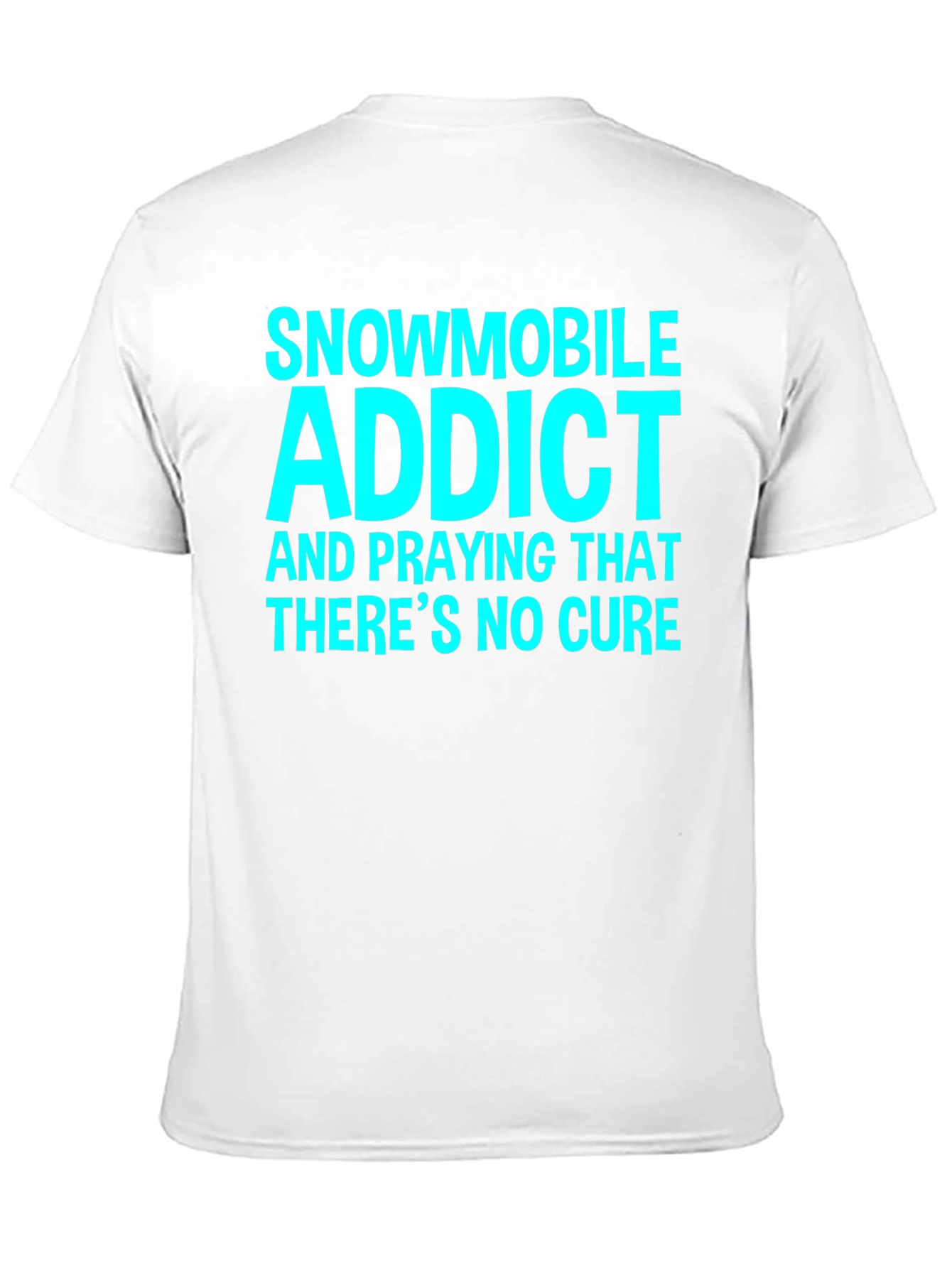 Snowmobile Addict Graphic Tee - Black