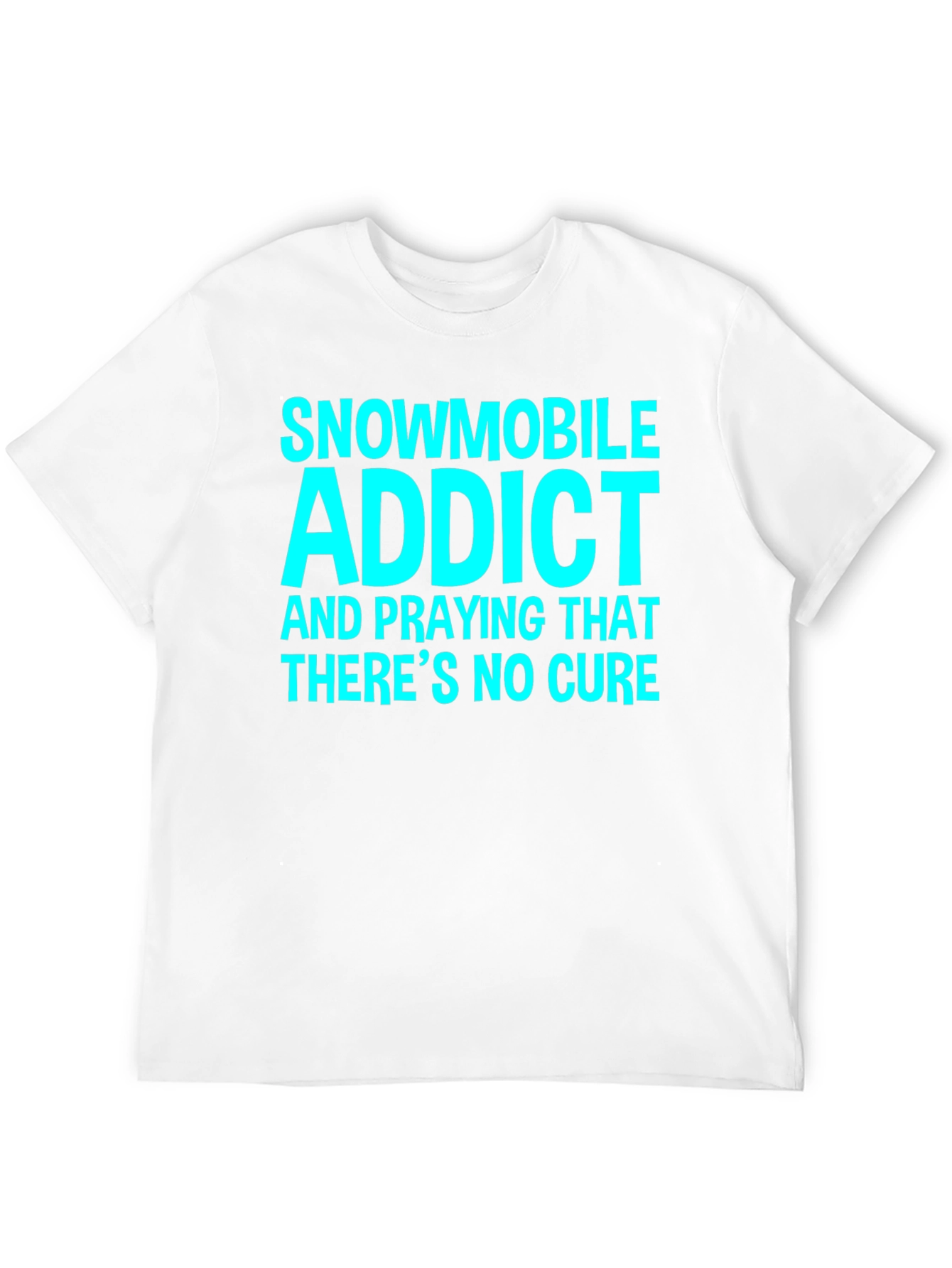 Snowmobile Addict Graphic Tee - Black