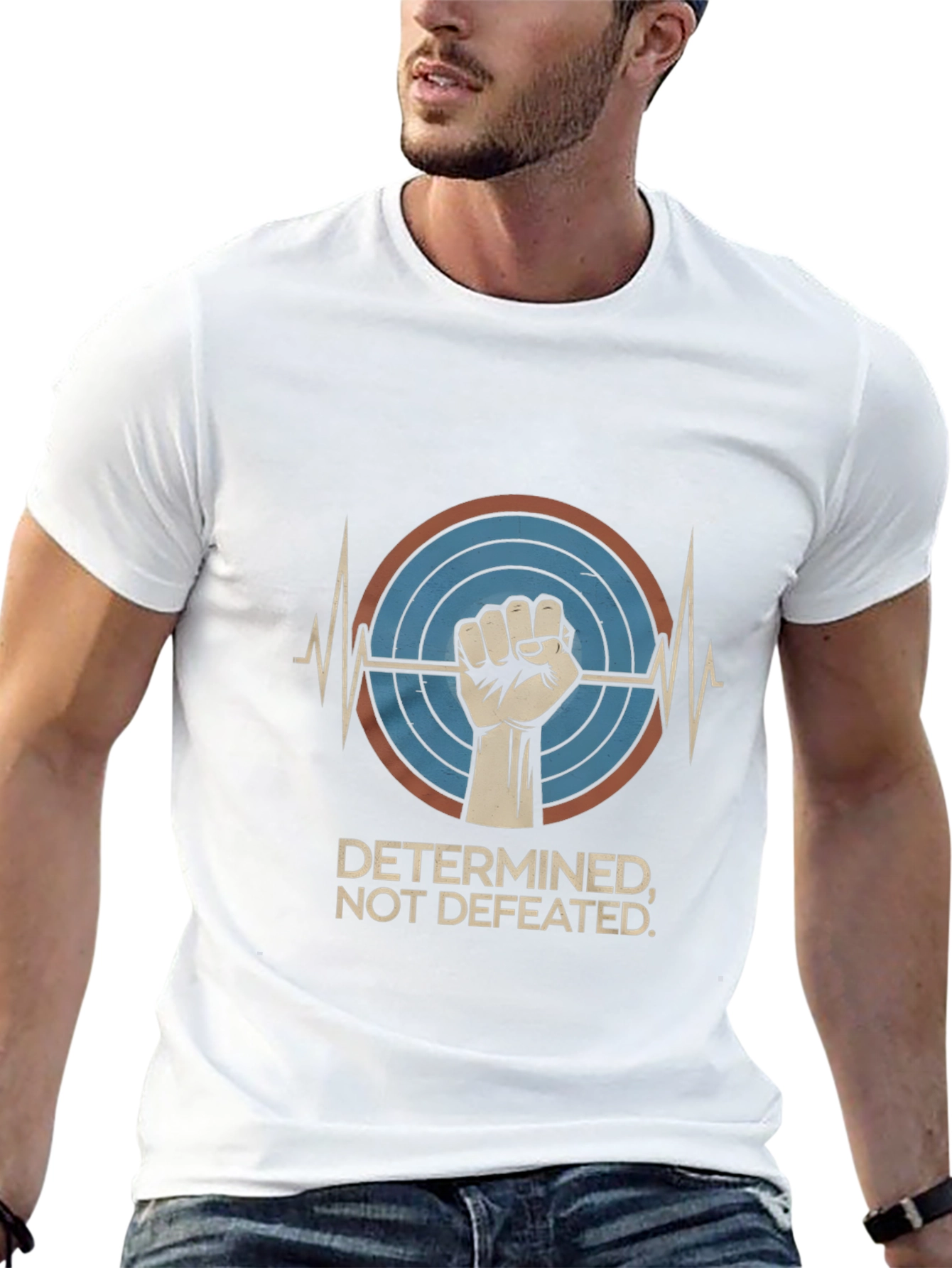 Determined Not Defeated Graphic T-Shirt