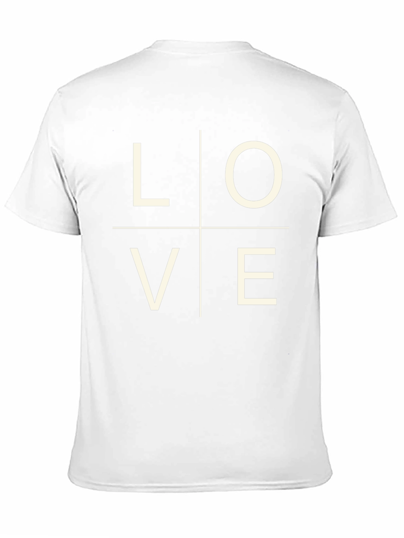 Love Grid Graphic Tee - Black Casual Shirt