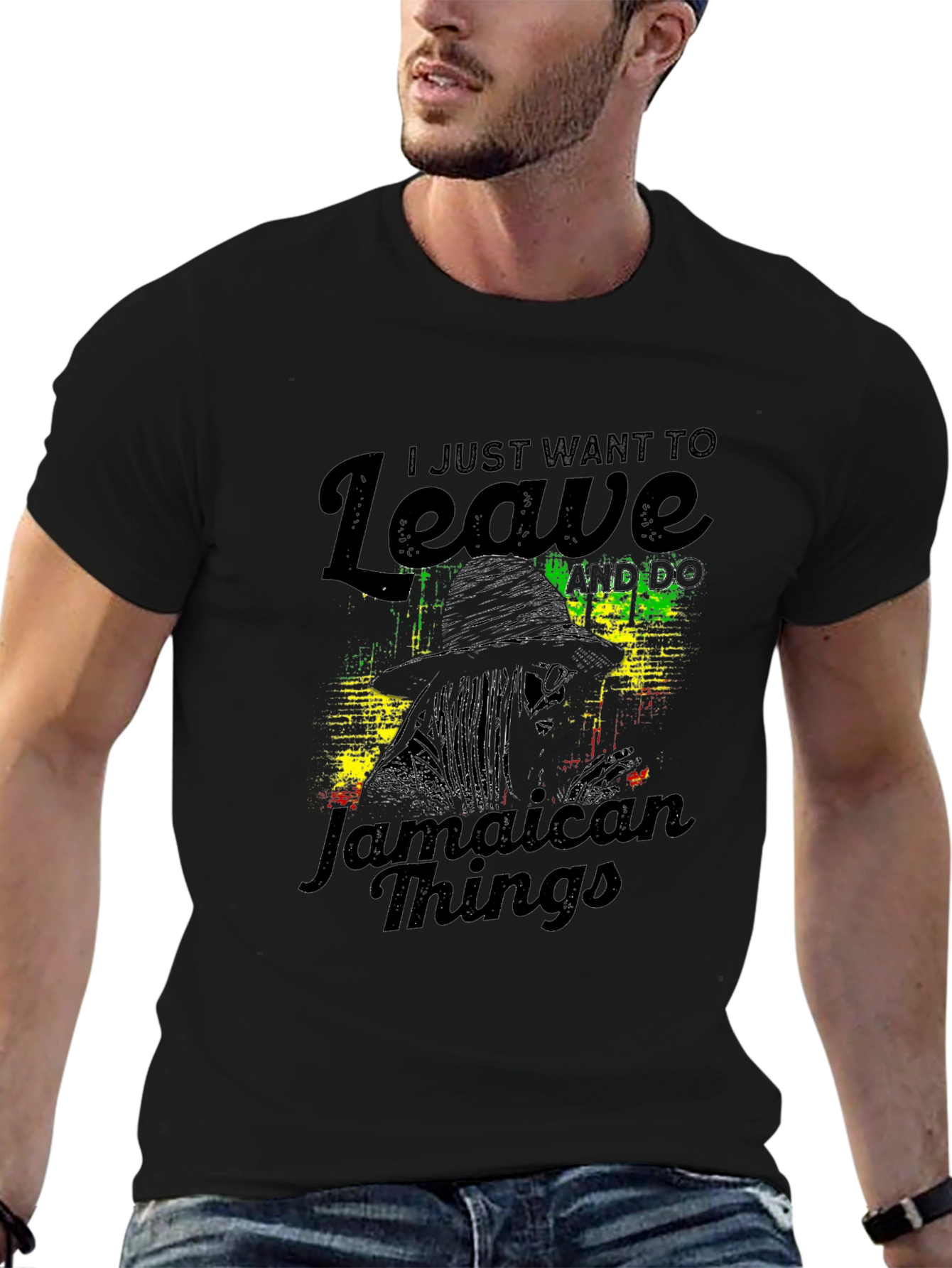 Rasta Jamaican Things Graphic T-Shirt